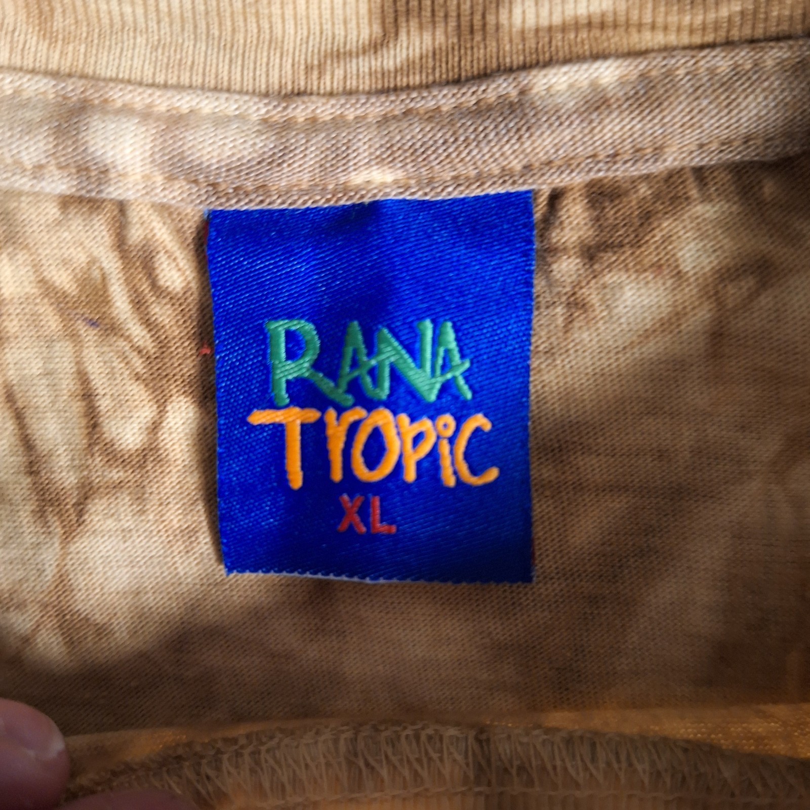 Vintage Rana Tropic T-Shirt XL Costa Rica Rain Forest Sloth Just Do It Later
