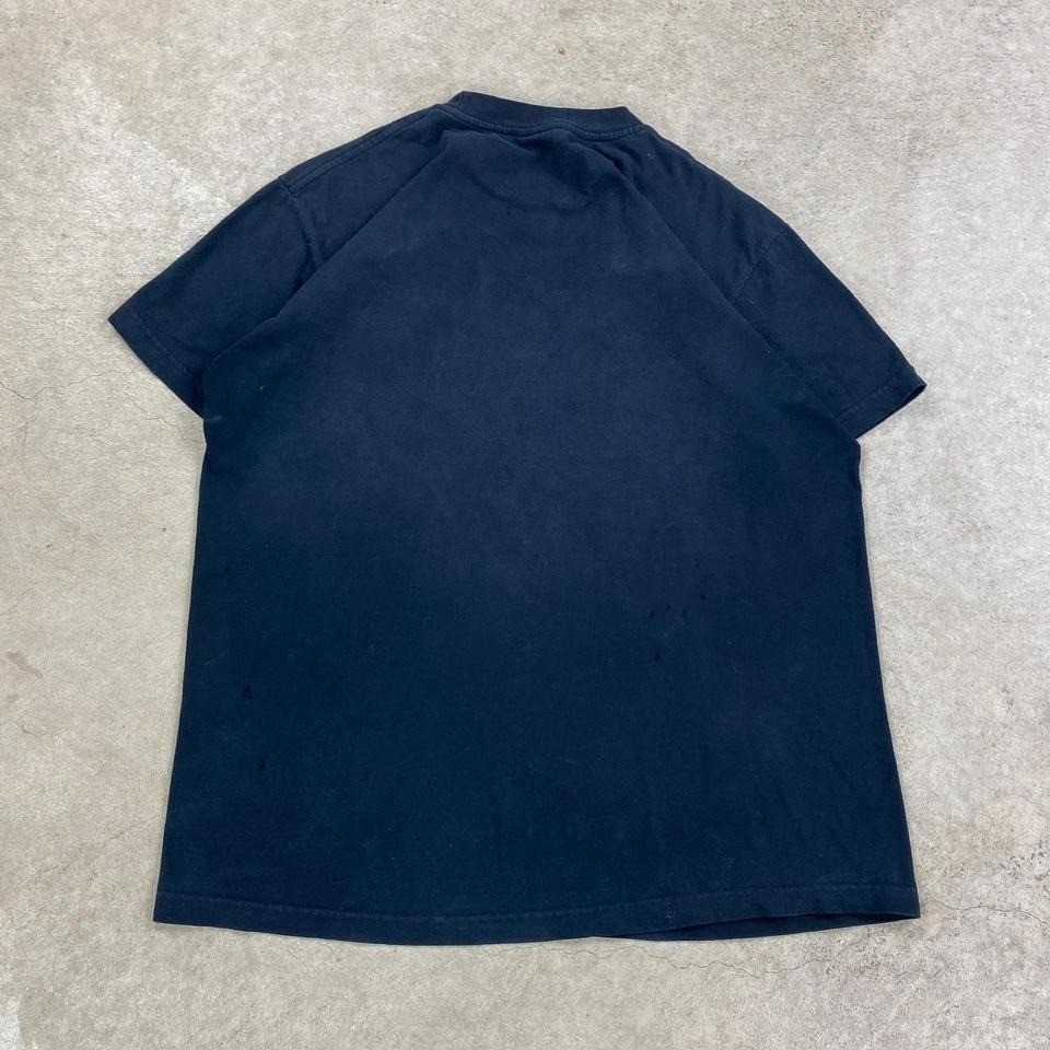 Vintage Y2K Fox Racing Shirt Size Large Black Motocross Dirtbike Distressed