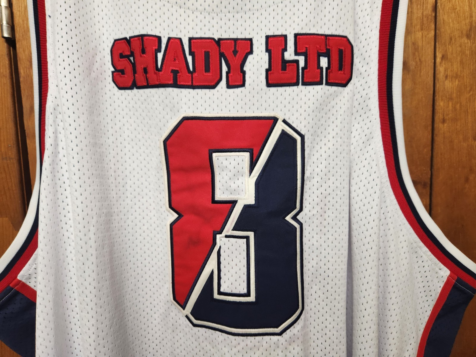 Eminem Shady Ltd 8 The Anger Management Tour Europe Mens 7XL White Jersey