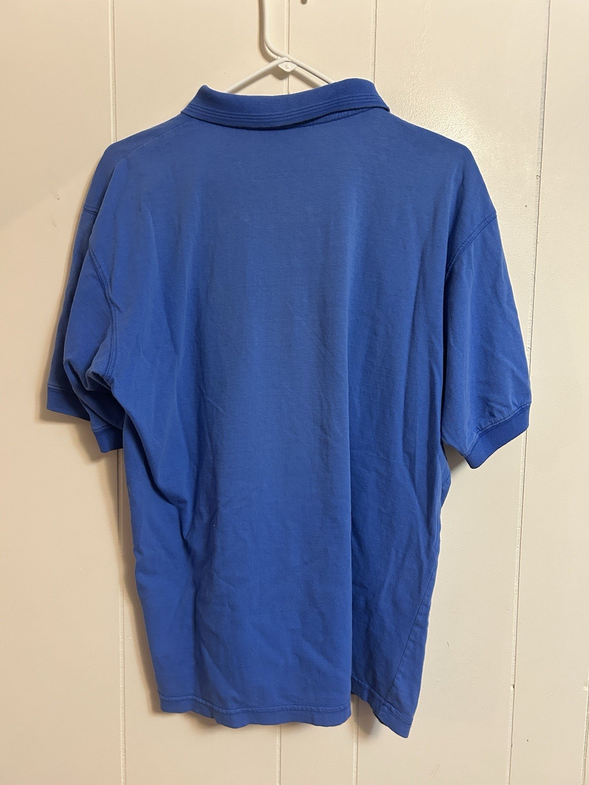 Montreal Expos Vintage 90s T Shirt Polo Mens Size L POWDER BLUE WAVES