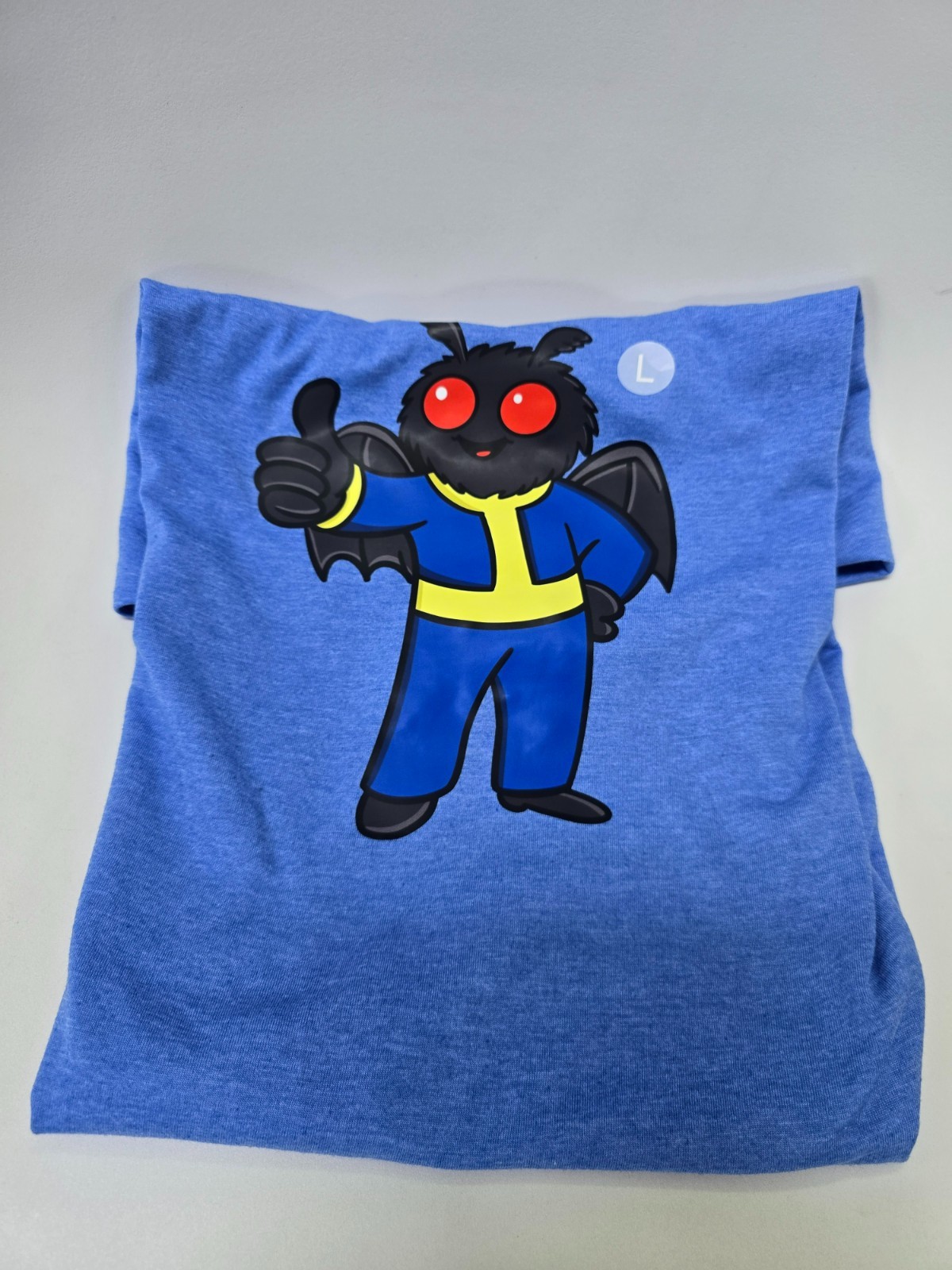 Vault Guardian Mothman T-Shirt Wasteland Inspired Appalachian Cryptid Gamer Tee