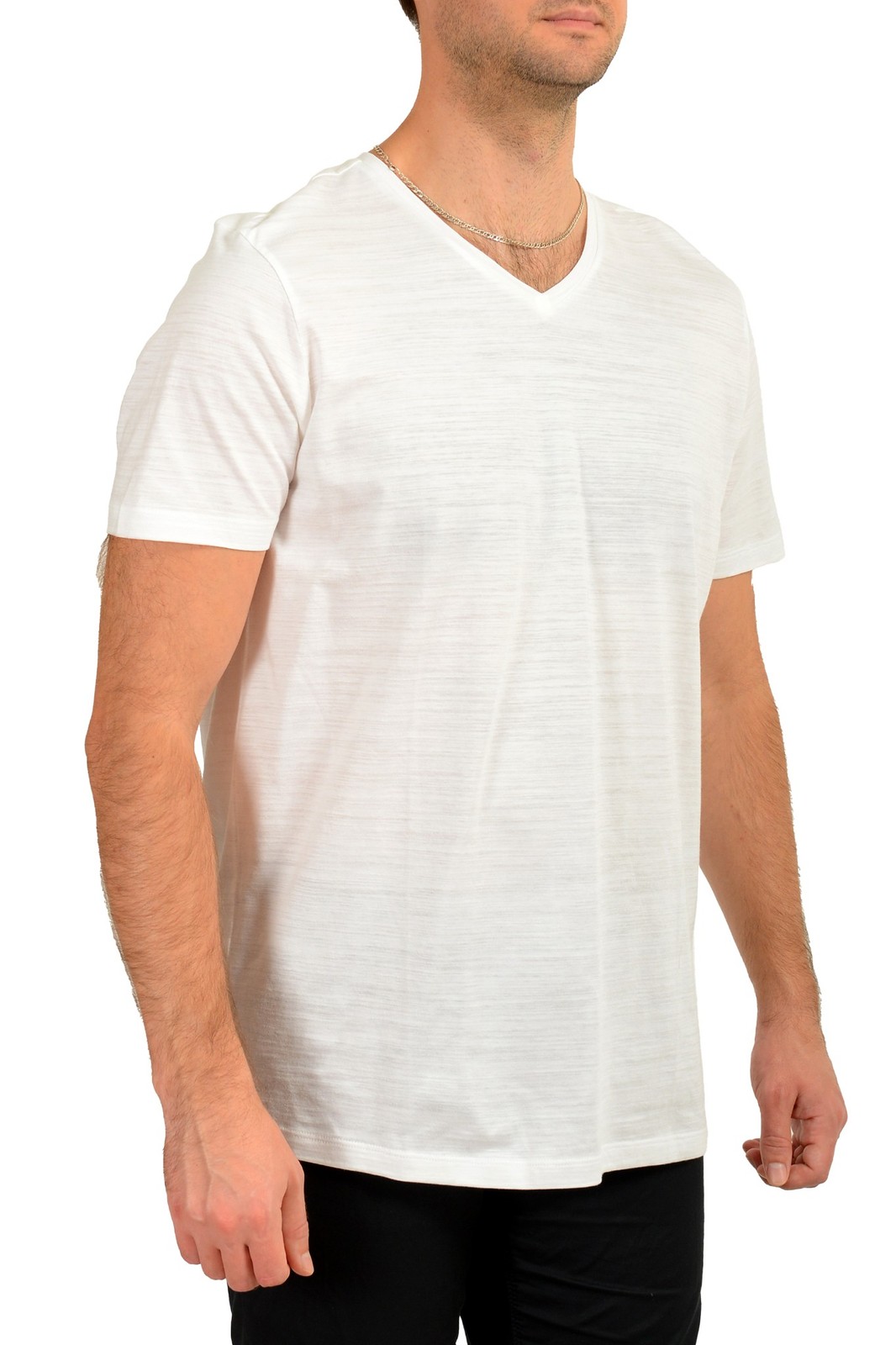 Hugo Boss Men’s “Tilson 50” V-Neck Mercerised Short Sleeve T-Shirt US 2XL IT 56