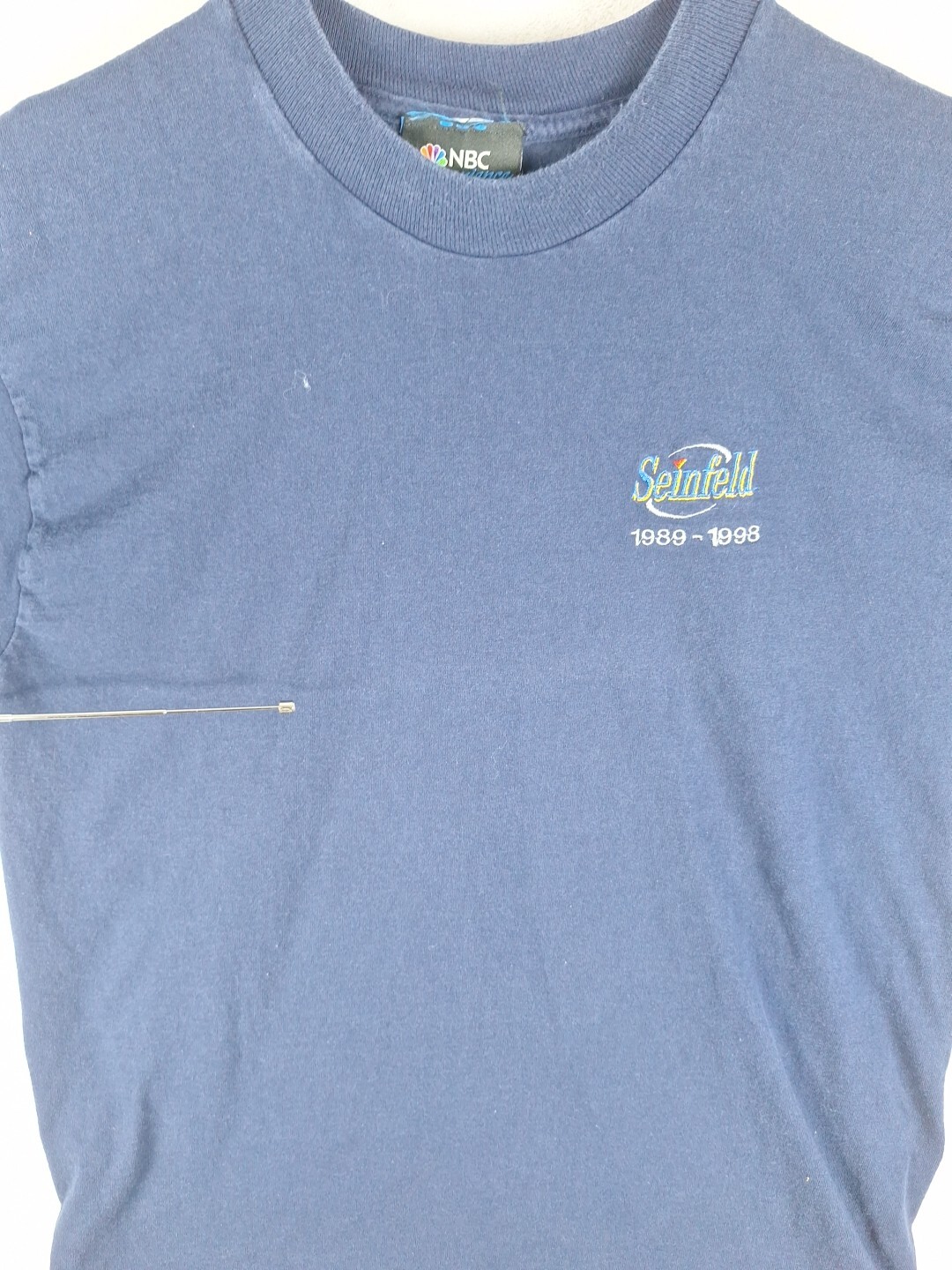 Vintage 90s Seinfeld 1989-1998 T Shirt Official Show Promo NBC Mens L Made In US