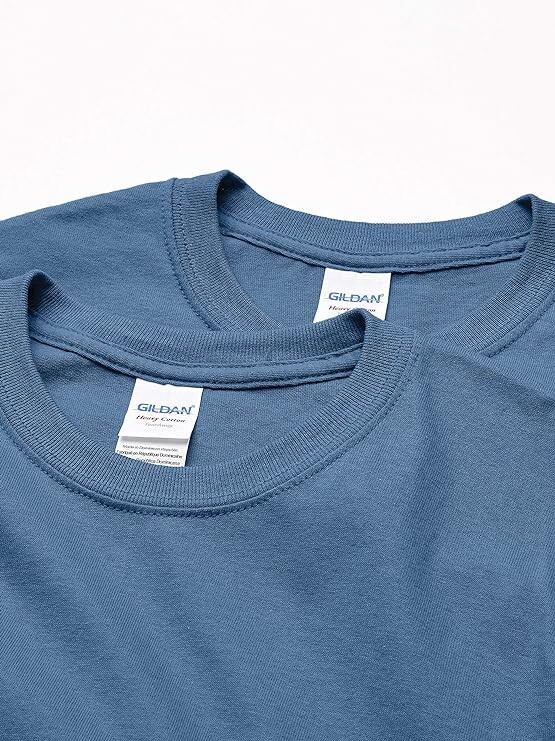 Gildan (5-pack) Bulk Solid Heavy Cotton Short Sleeve Blank Tee T-Shirt S-5XL New