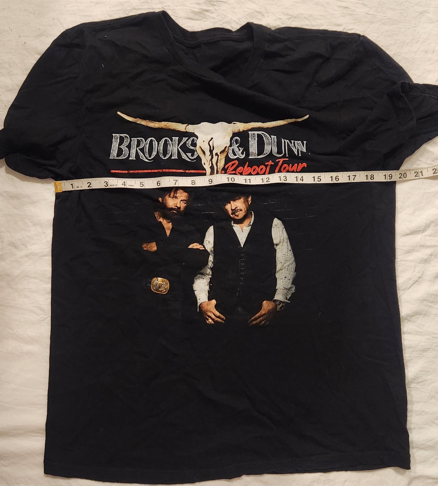 Brooks & Dunn Reboot Tour Merch Concert Shirt 2021 Size XL Country Western Music