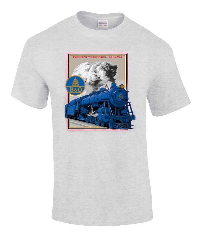 Baltimore & Ohio Pacific Trains Authentic Railroad T-Shirt [10021]