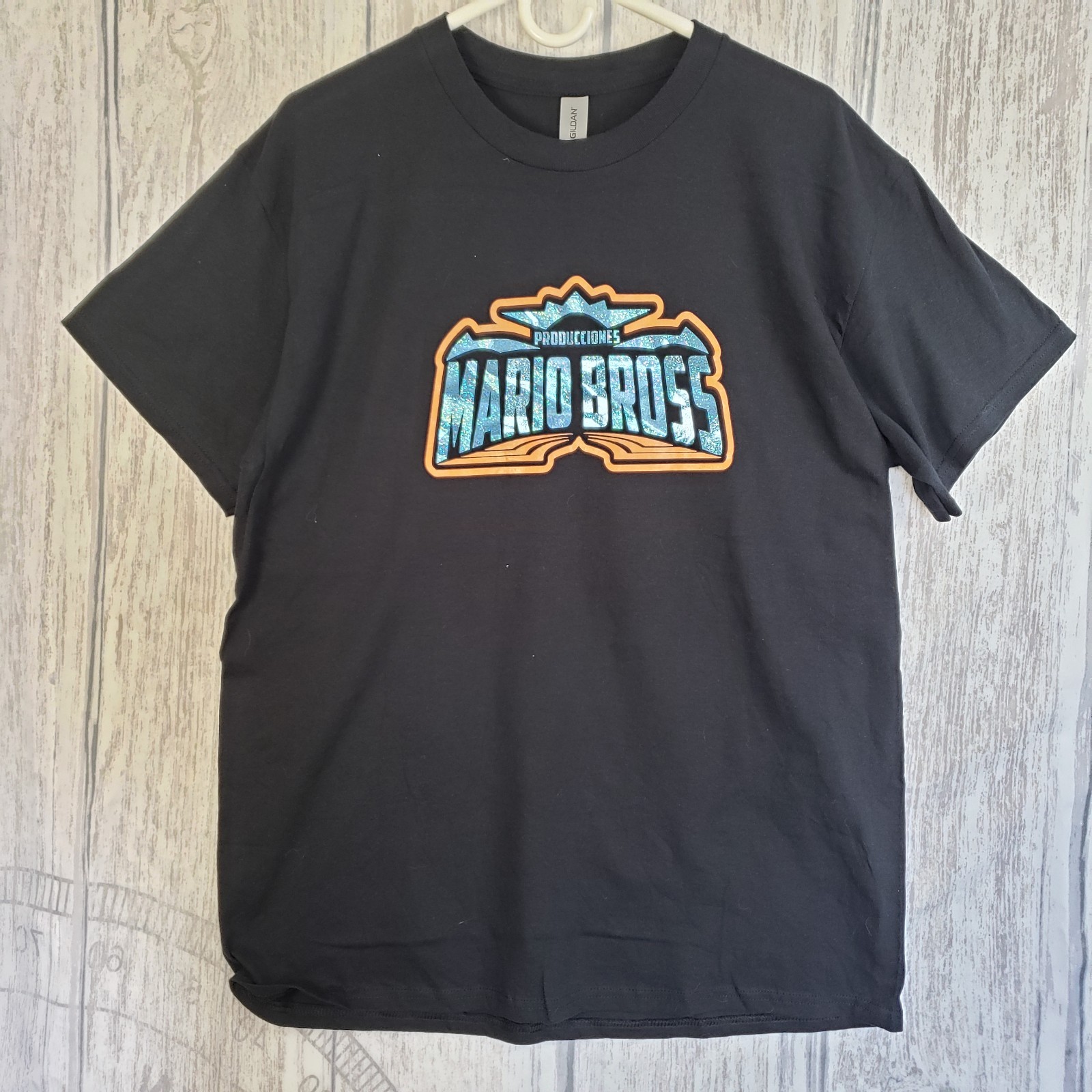 NINTENDO Super Mario Brothers 1993 movie premiere panel shirt Large