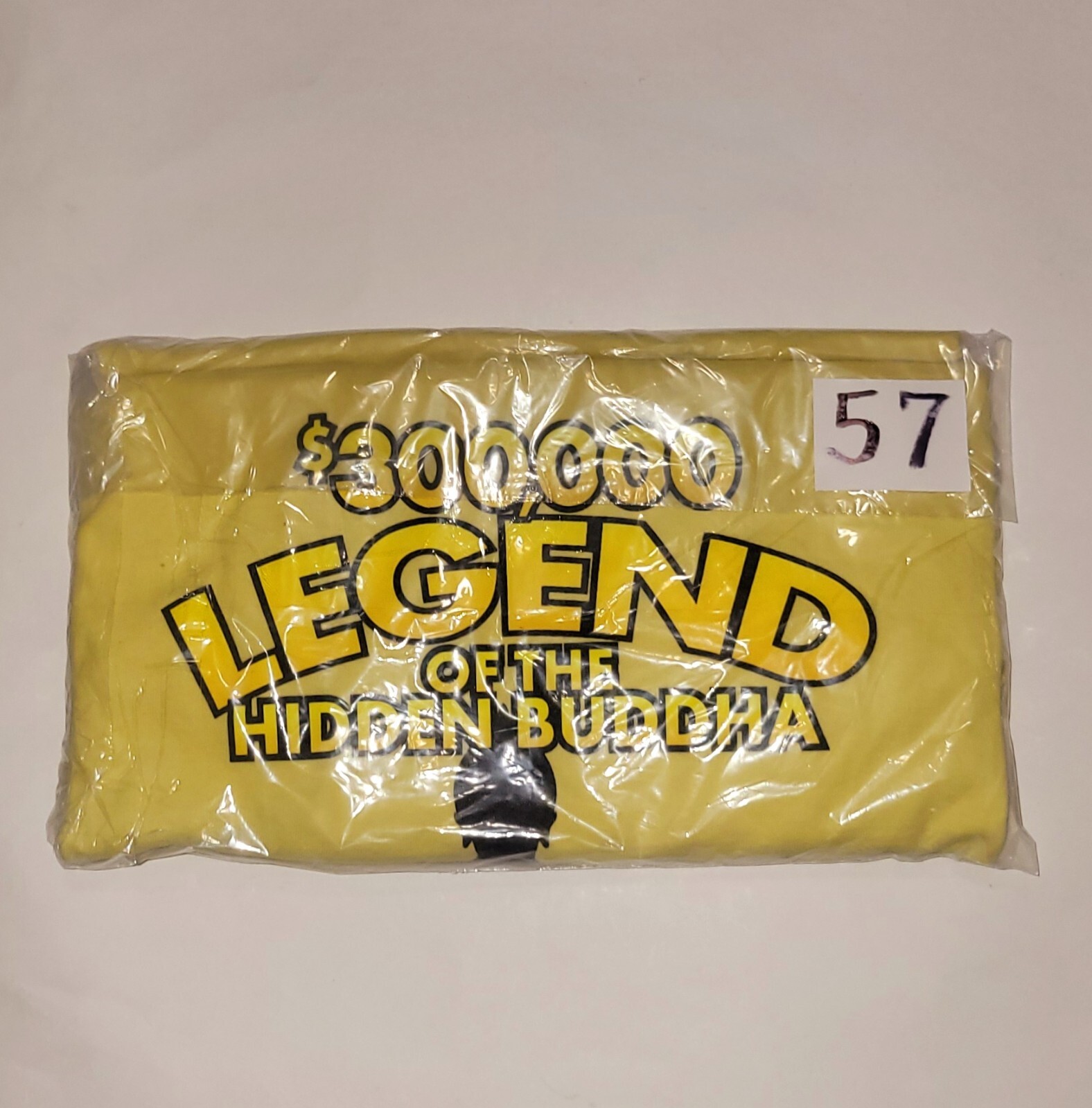 $300,000 Legend of The Hidden Buddha Men’s X-Large Yellow T-shirt Port & Company