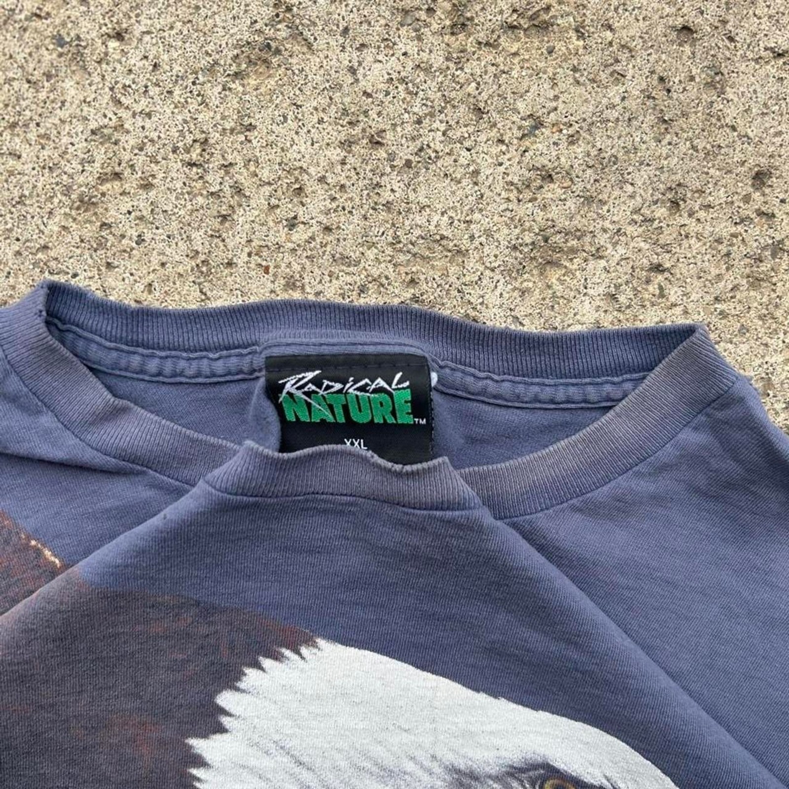 Vintage 90s Radical Nature Eagle Graphic Tee aop Size XXL