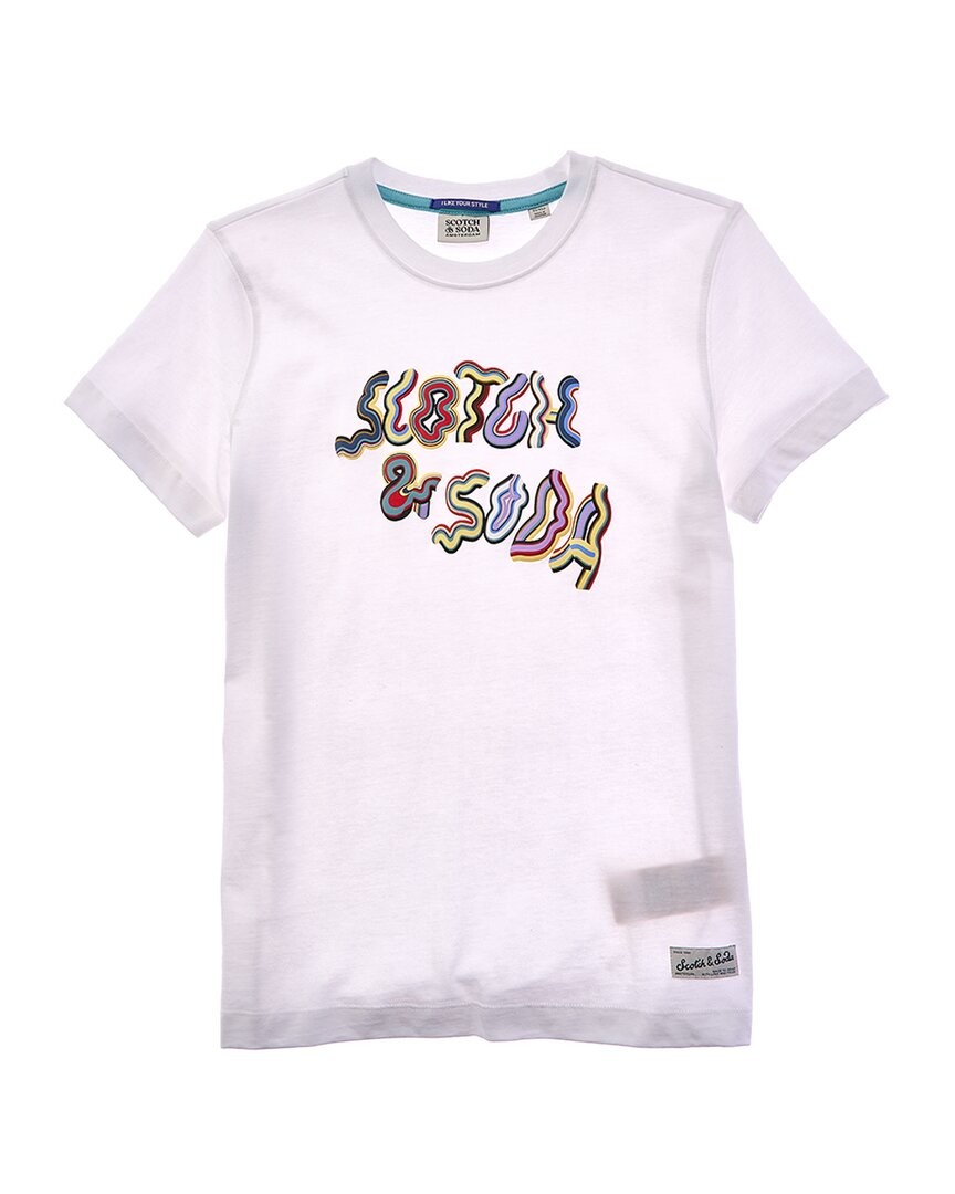 Scotch & Soda Relaxed-Fit T-Shirt White 8