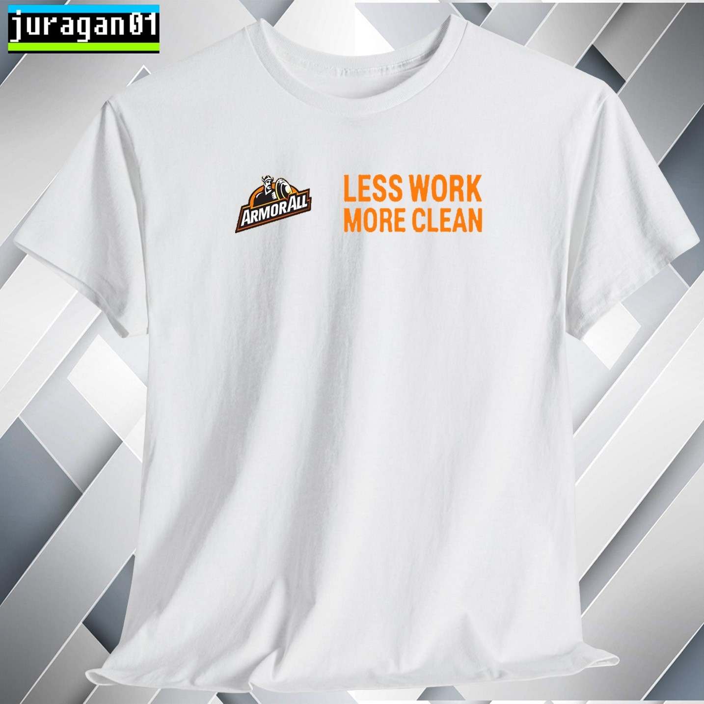 Armor All Car Care T-Shirt Logo Black/Gray/Blue/Red/White S to 5XL Made in USA
