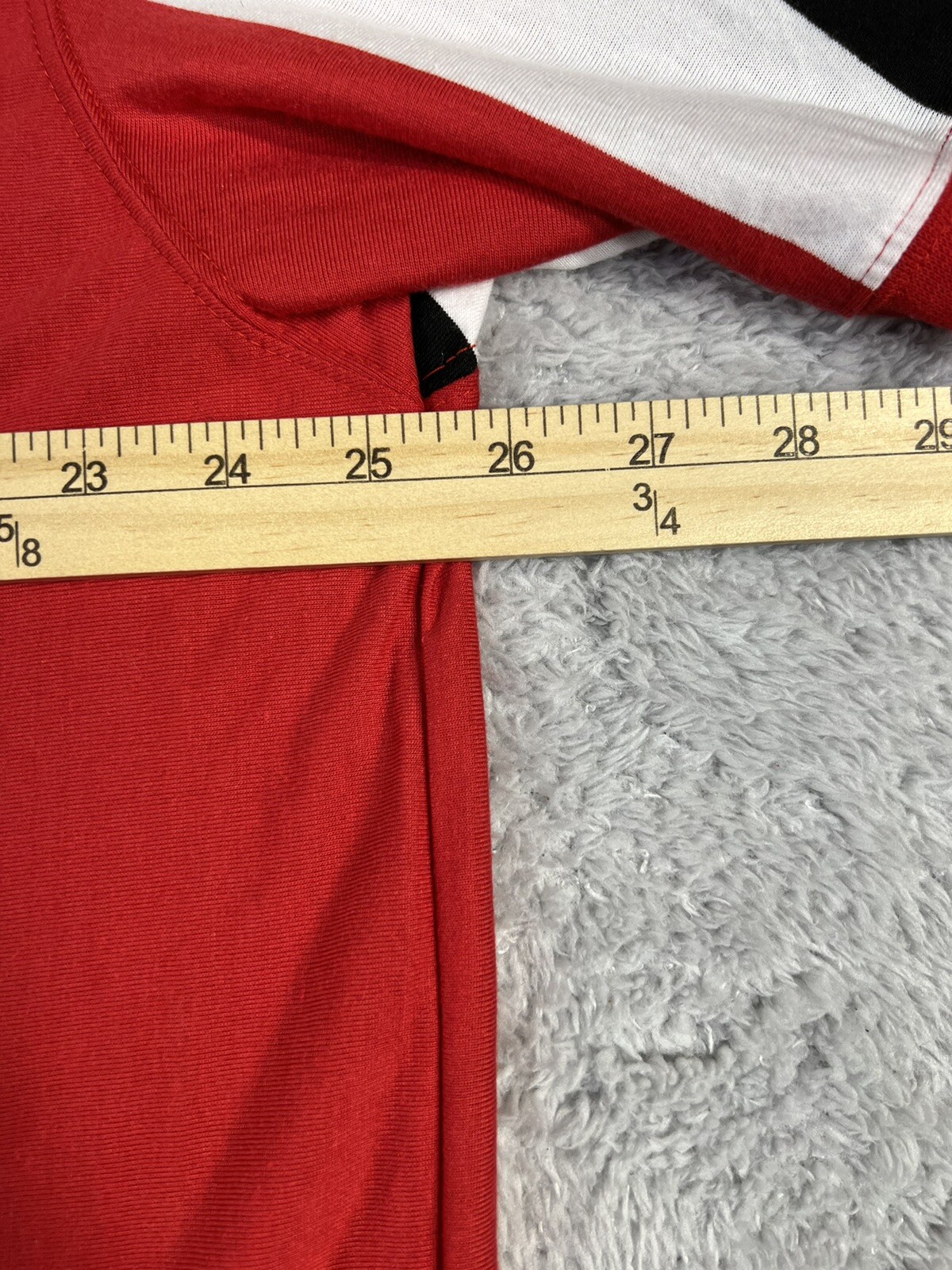 Brooklyn State Men’s Vertical Stripe Crew Size 3XL Color Block Cotton Polyester