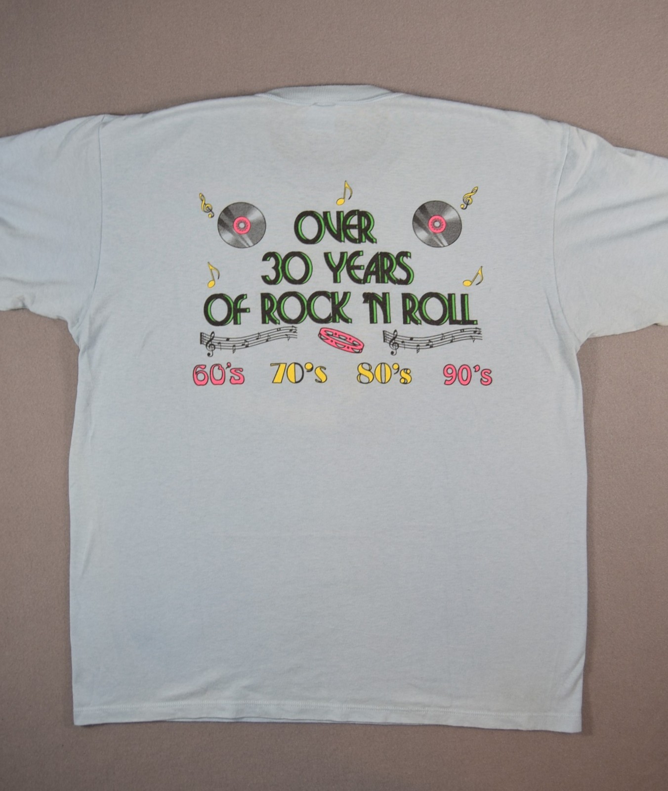 Vintage Frankie Valli & The Four Seasons T Shirt Mens XL Blue Jerzees Made in US