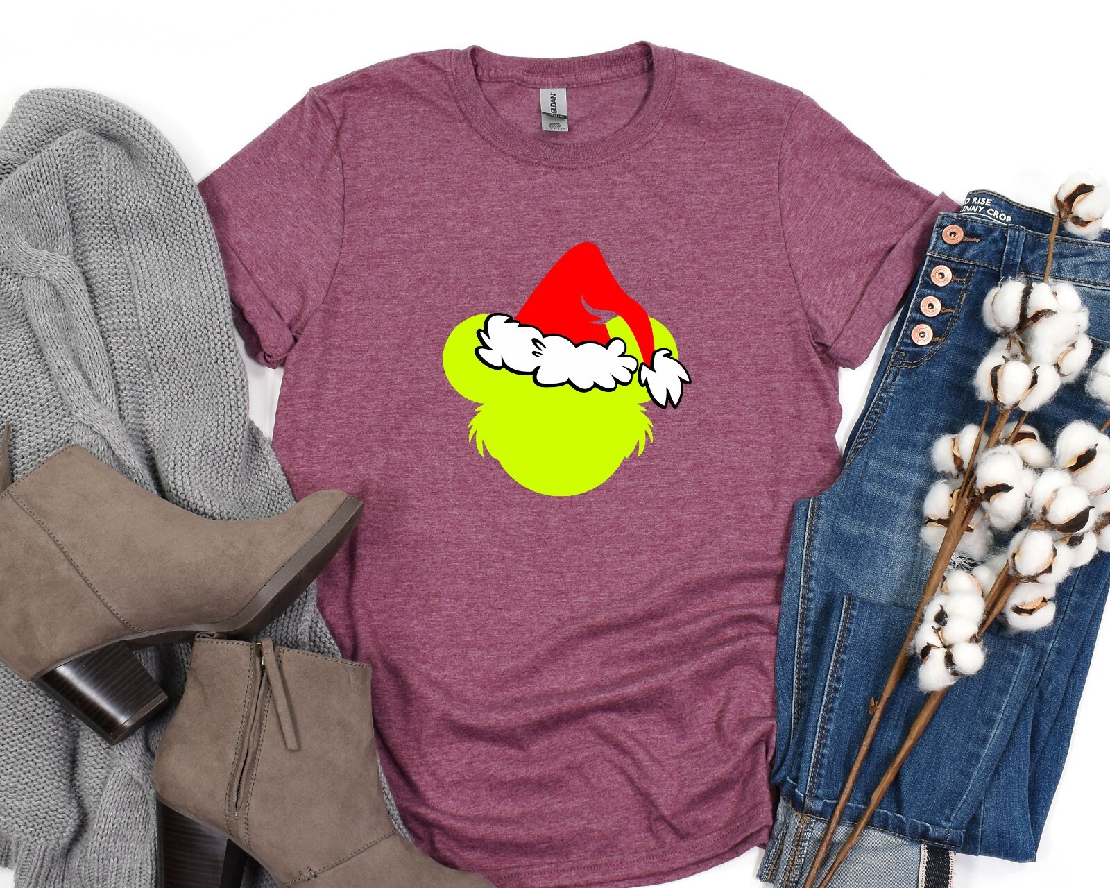 This Is Me Being Jolly Shirt, Christmas T-Shirt, Grinch Tee, Christmas Gift Tee