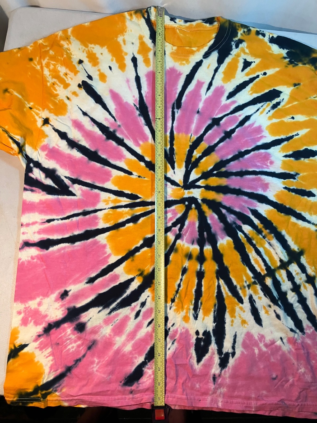 DIY Multi-Colored Tie-Dye Cotton T-Shirt Men’s Size XL