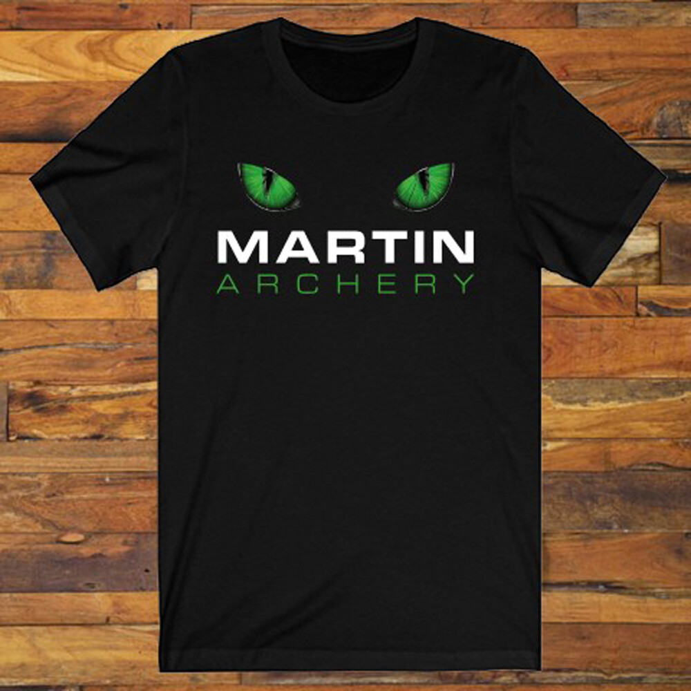 Martin Archery Bows Hunting Hunter Men’s Black T-Shirt S-5XL