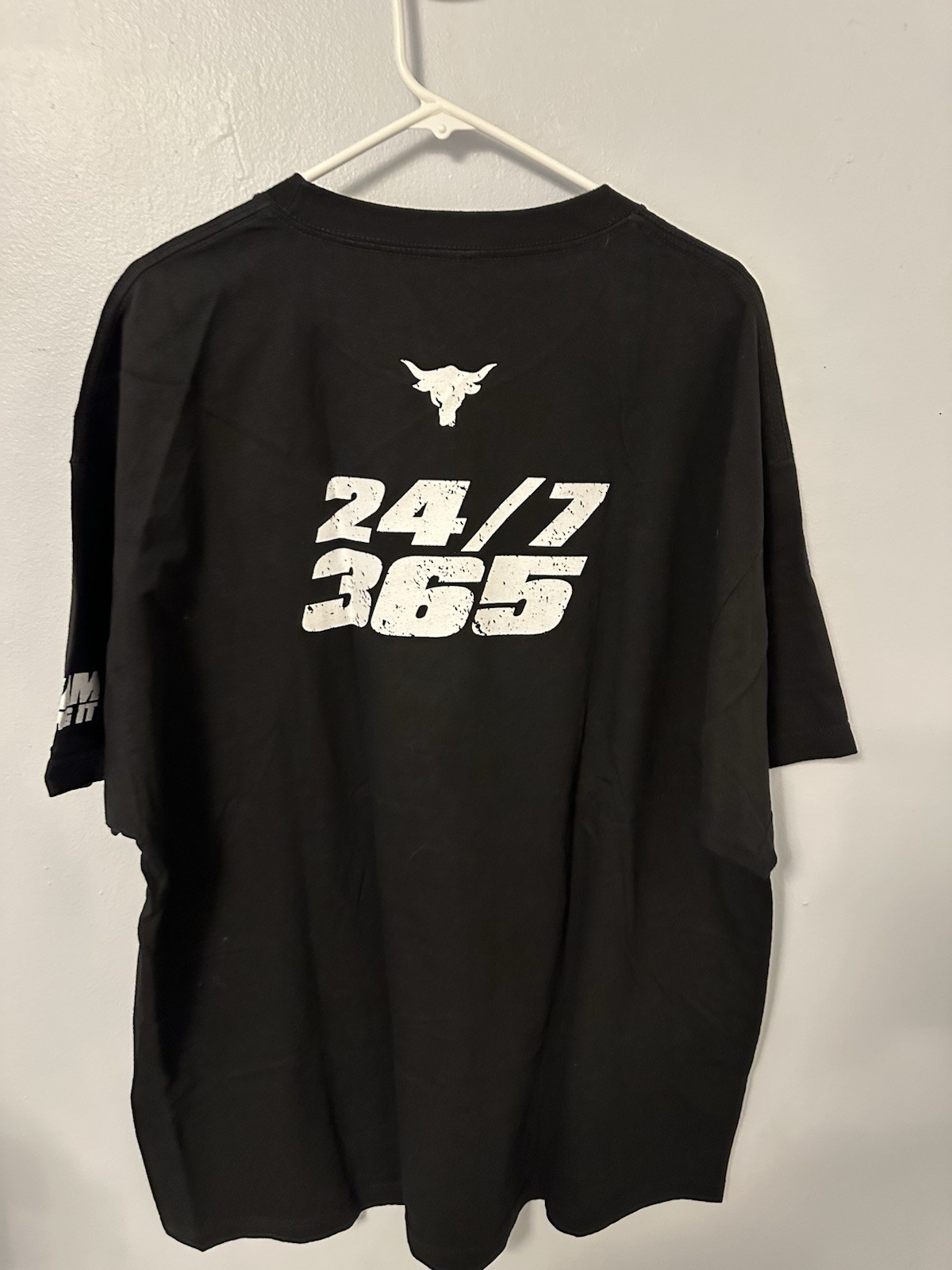 WWE The Rock “Boots 2 Asses” Double-Sided Graphic Tee Men’s XL Black