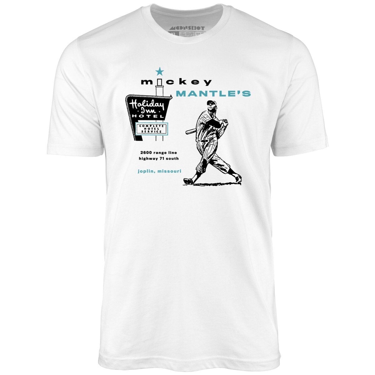 Mickey Mantle’s Holiday Inn Joplin, MO – Vintage Hotel – Unisex T-Shirt