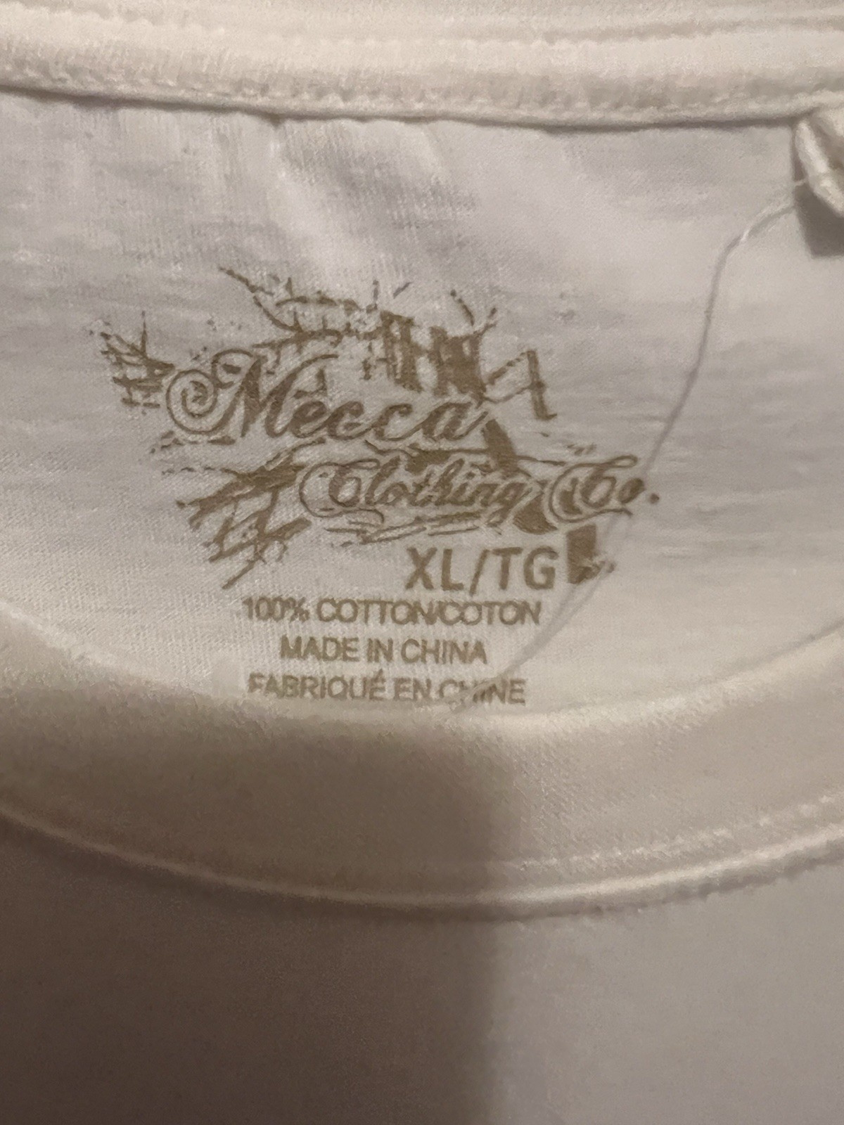 MECCA CLOTHING CO MENS SCREEN PRINTED T-SHIRT MENS SZ XL NWOT