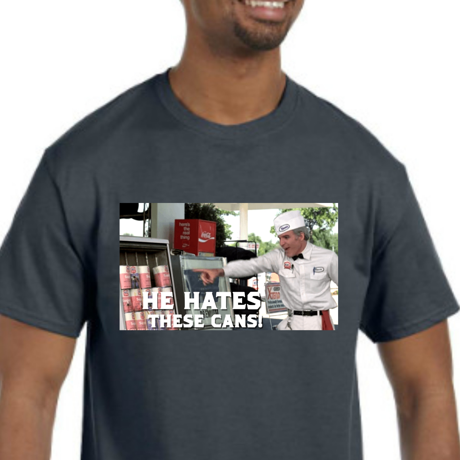 The Jerk He Hates These Cans T-Shirt *Pick your color & size* 80’s movie