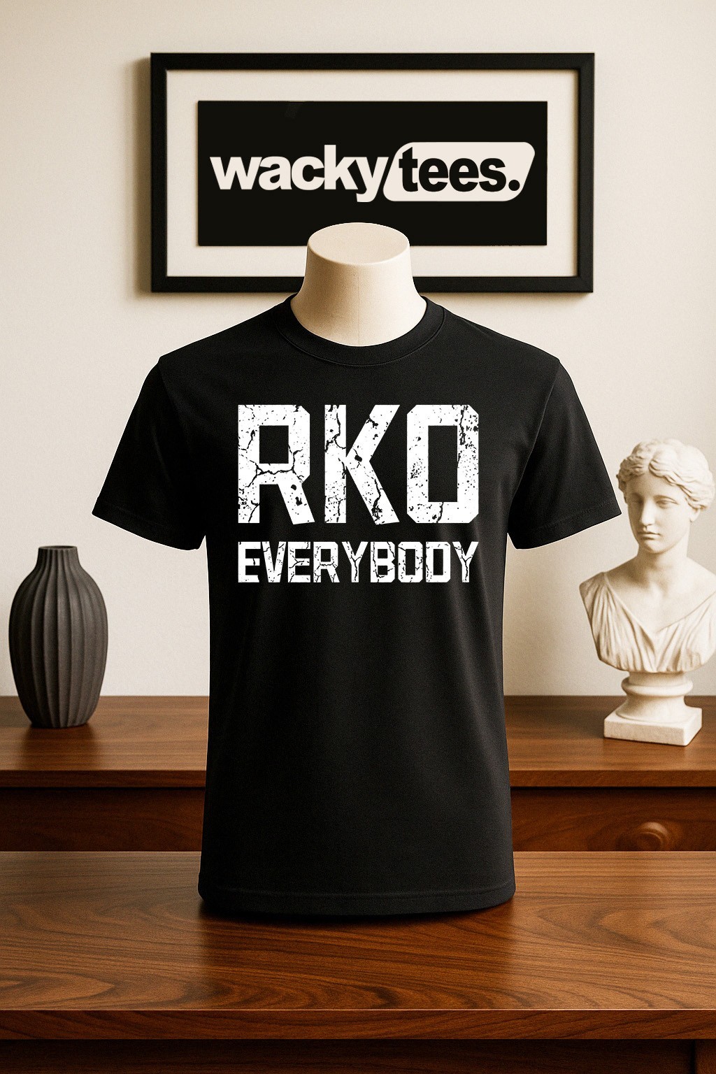 RKO Everybody Wrestling Finish Style Graphic Tee Shirt