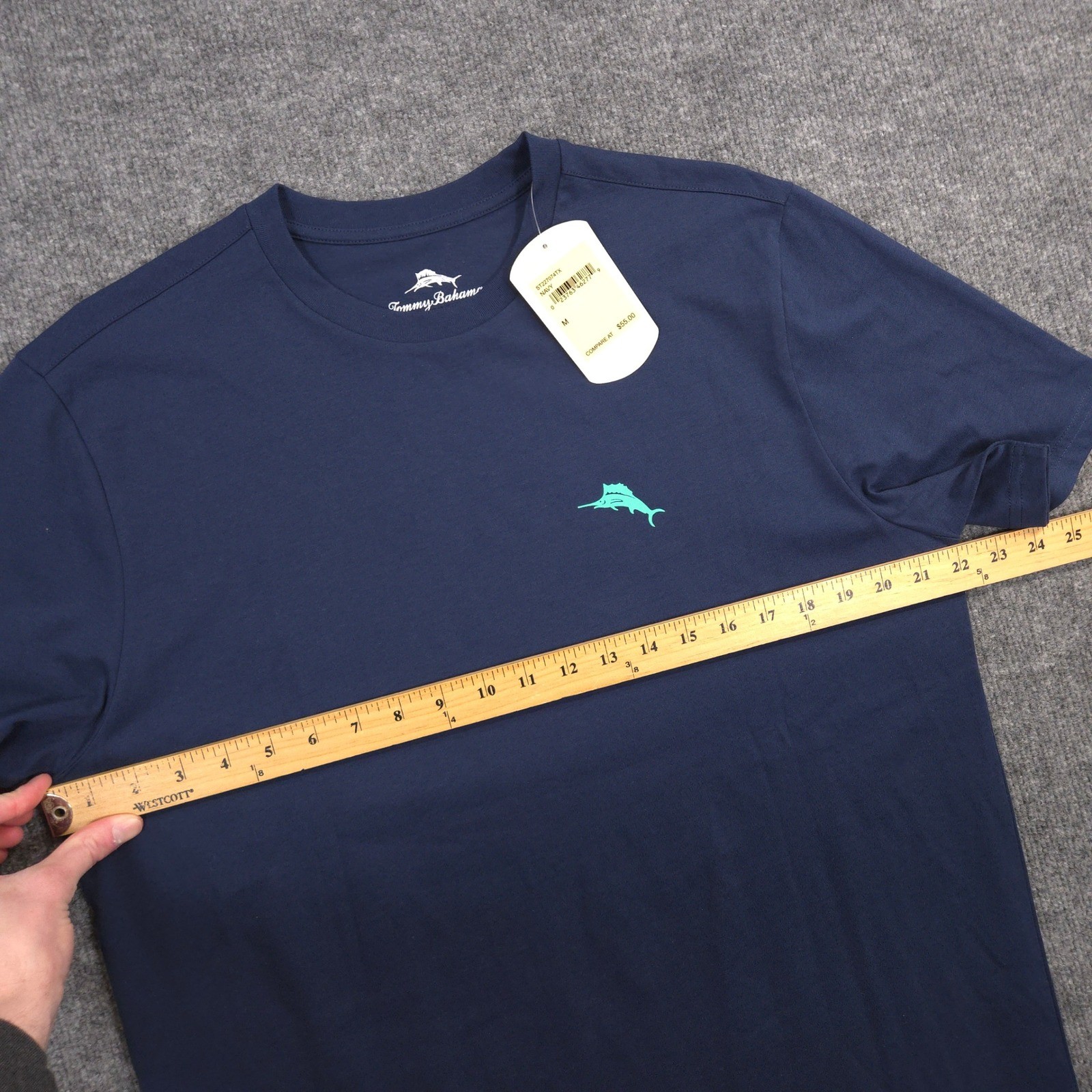 Tommy Bahama T Shirt Mens M Navy Tequila Lime Cocktails Graphic Short Sleeve NEW
