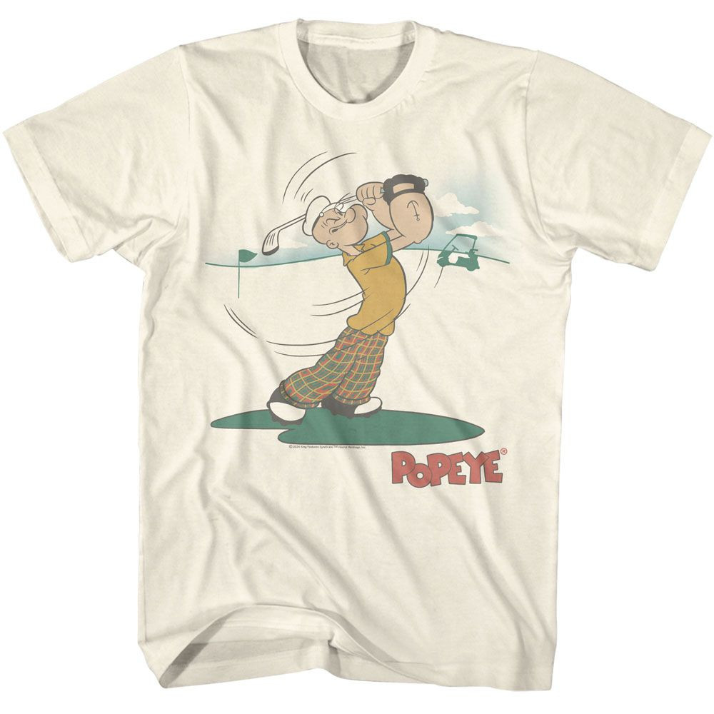 Popeye Golf Simple Natural Comics Shirt