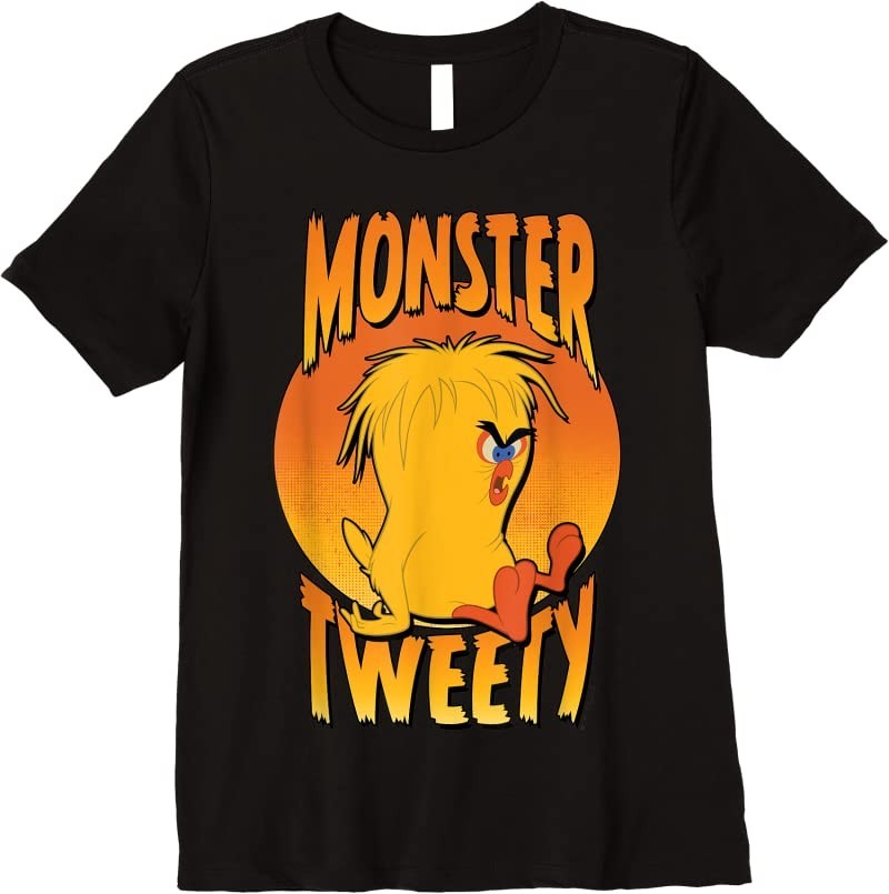 Looney Tunes Halloween Monster Tweety Bird T Shirts