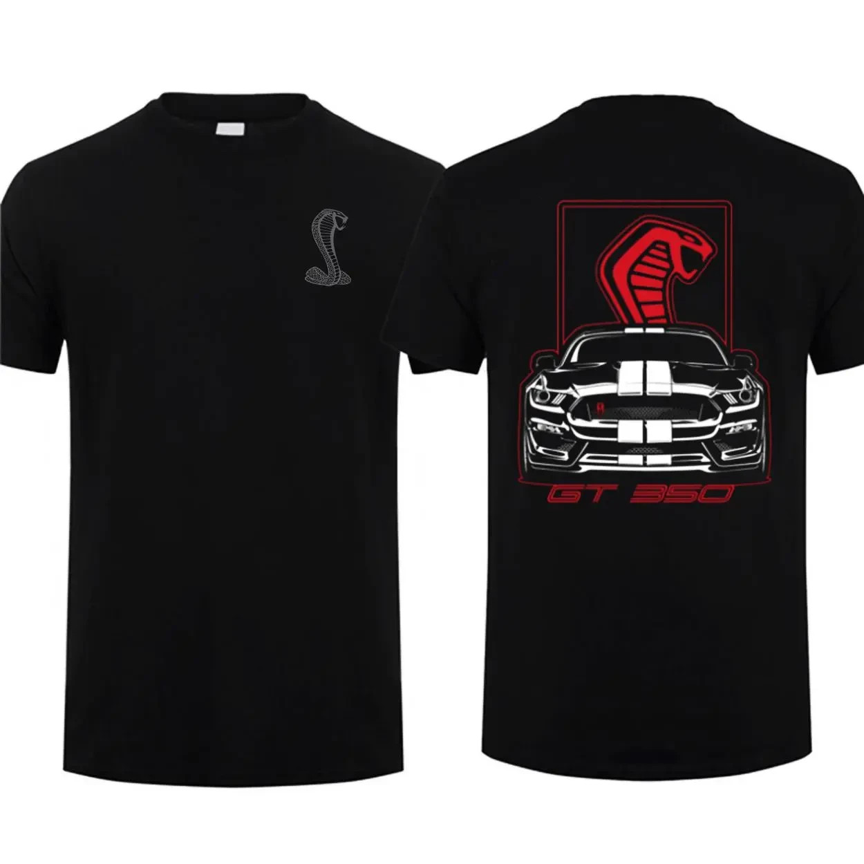 Ford Mustang Shelby GT350 2-Sided T-Shirt Muscle Car Graphic