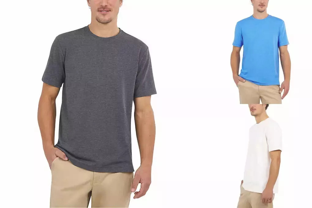 Lands’ End Men’s Tee Classic Fit 4-Way Stretch