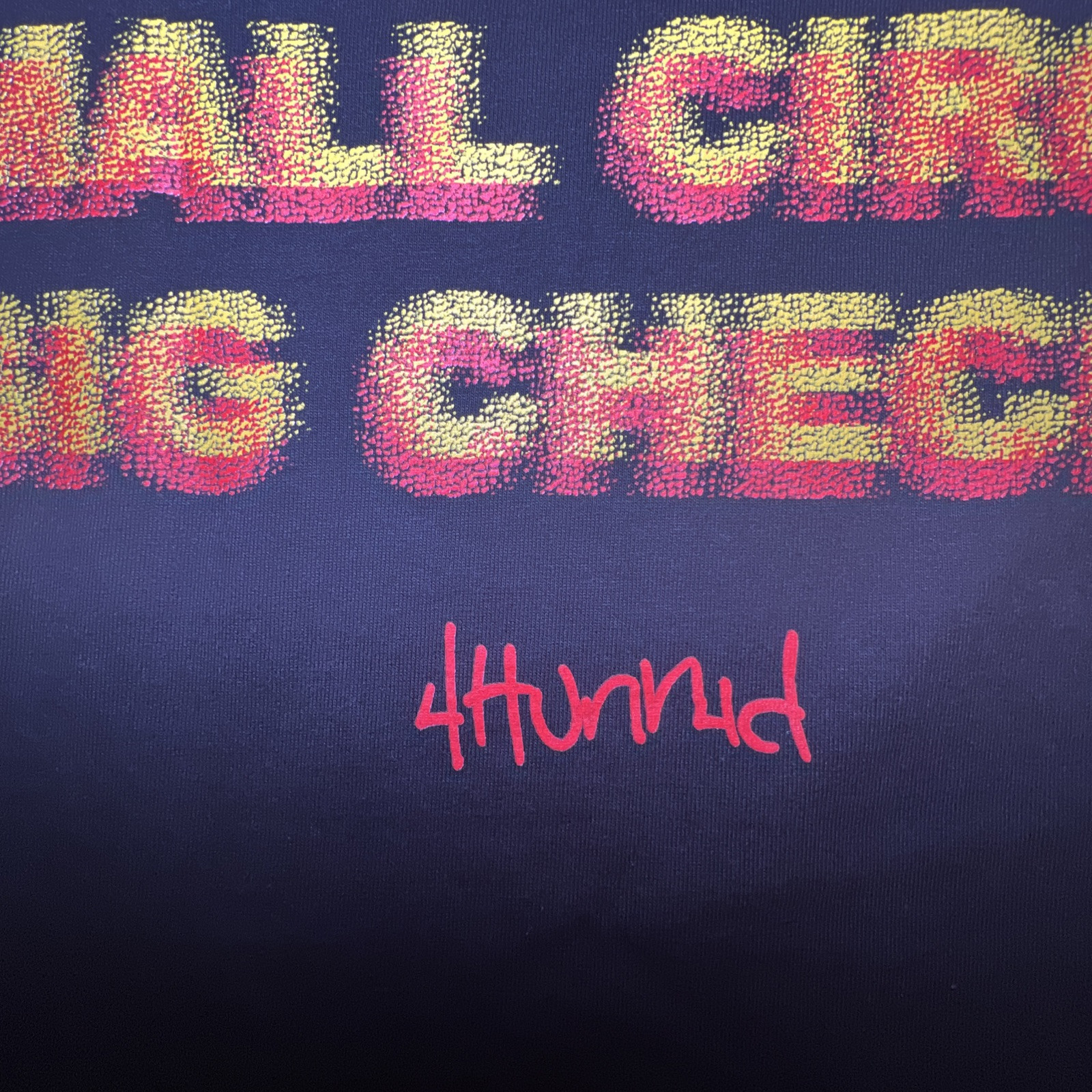 4Hunnid YG Men’s T-Shirt No Stress One Boo Short Sleeve Crewneck Tee SMALL NWOT