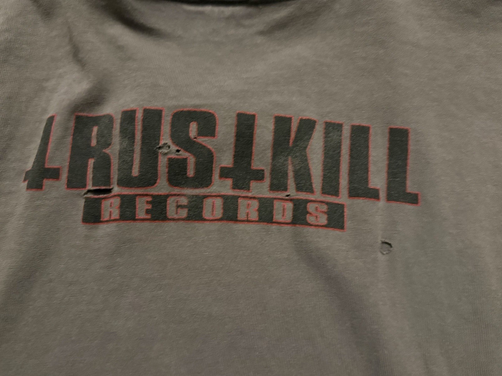 Vintage Poison the Well Shirt Trustkill Records Anvil Size L Grey Band Tee