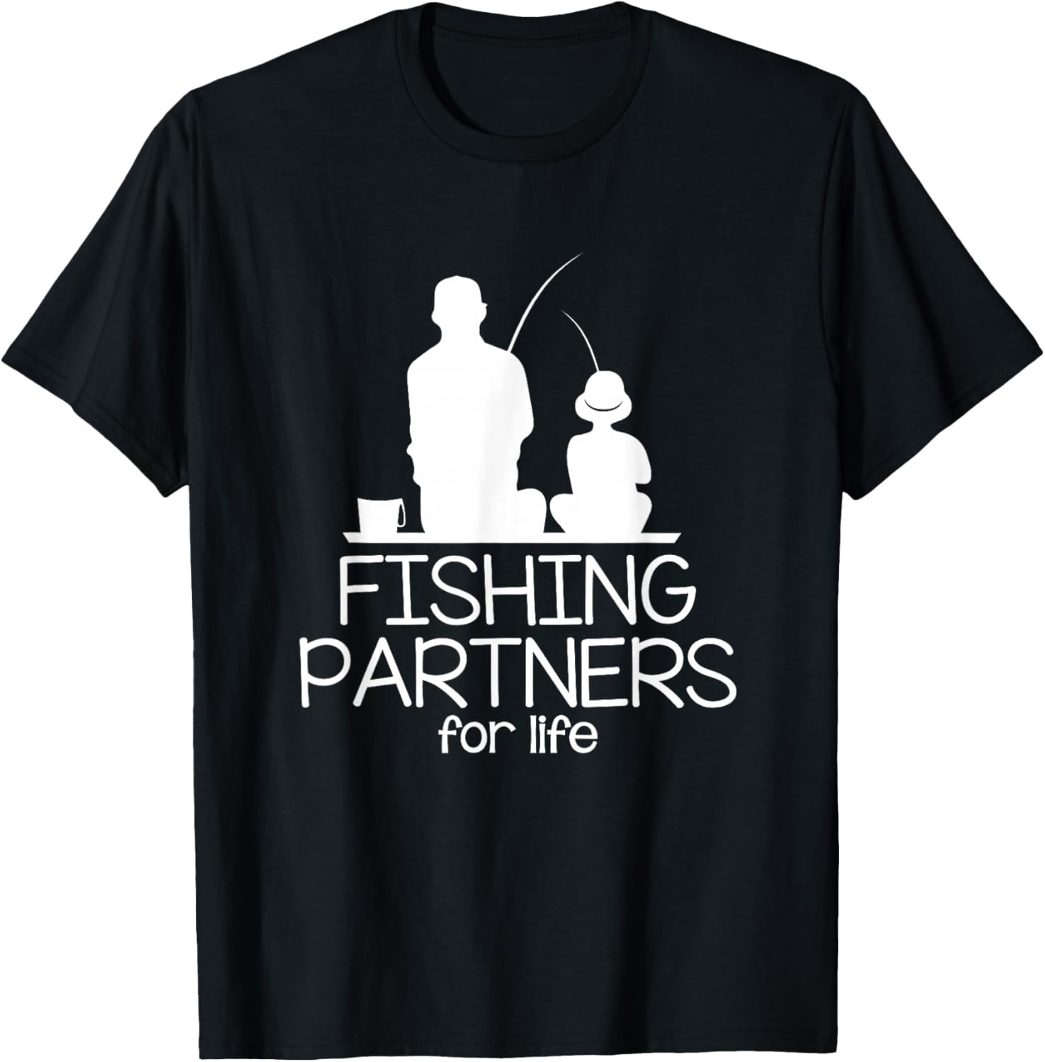 Fishing Partners for Life Father and Son Matching Outfits T Shirt