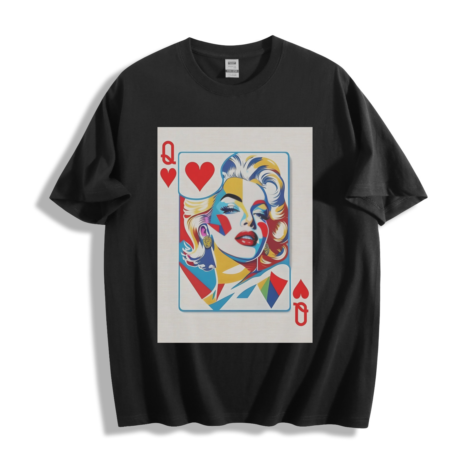 Queen of Hearts Marilyn Monroe T-Shirt – Vibrant Pop Art Unisex Tee