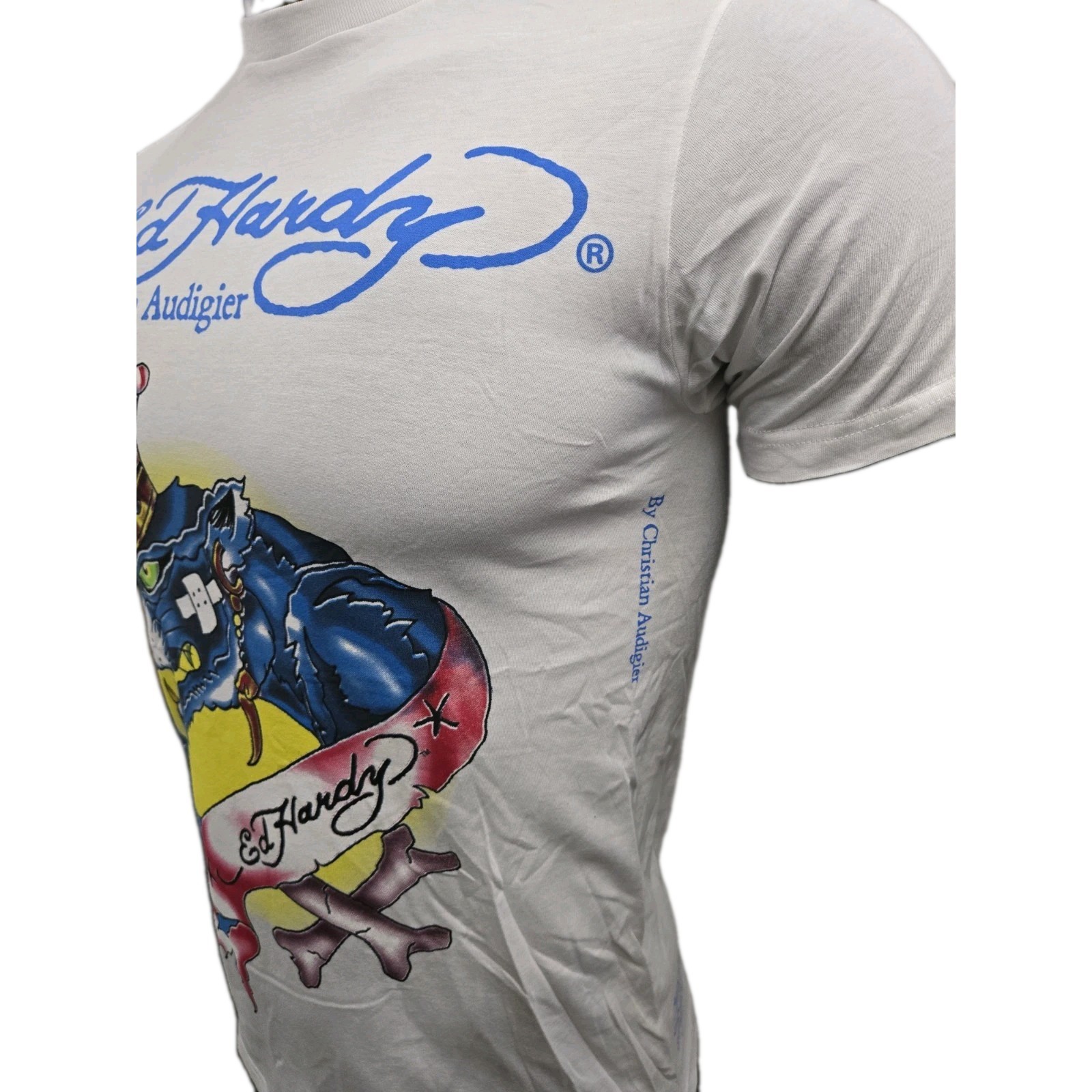 Ed Hardy by Christian Audigier Authentic Men’s Panther Crown Graphic T-Shirt