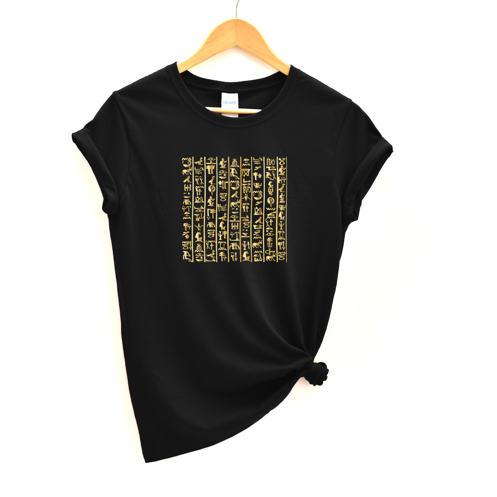Ancient Egypt Hieroglyphics T-Shirt, Egyptian Pyramid History Kemetic Gift Idea