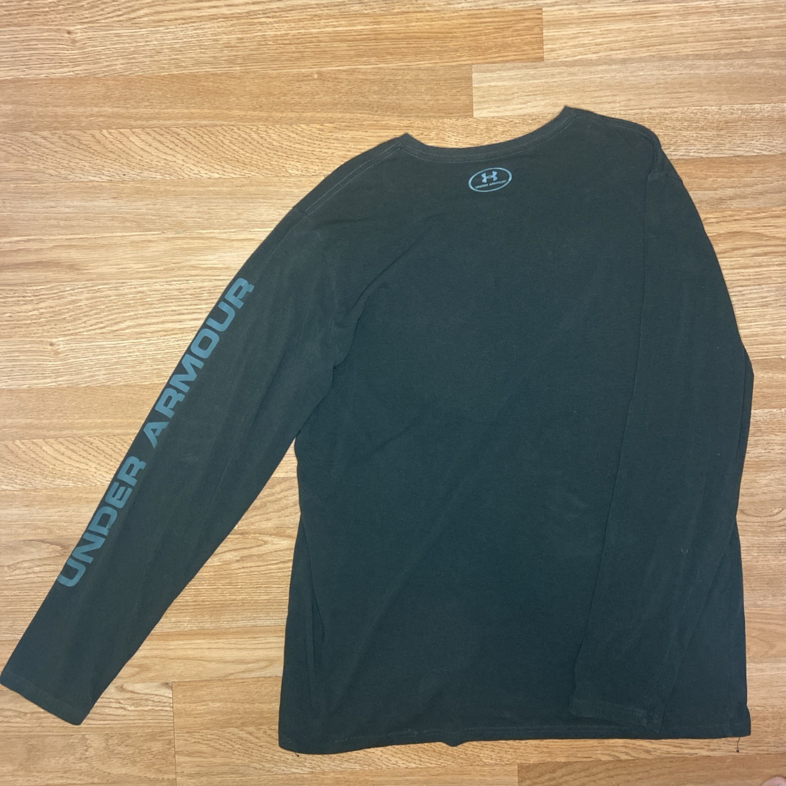 Under Armor Hunt Shirt Men 2xl green Loose Heat Gear Long Sleeve T-Shirt