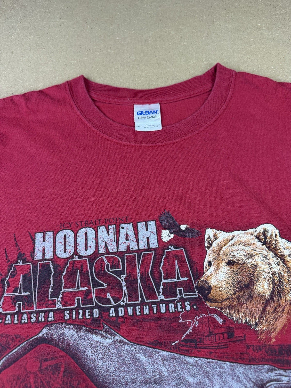 Hoonah Alaska Icy Straight Point Adventures T Shirt Long Sleeve Men’s XXL