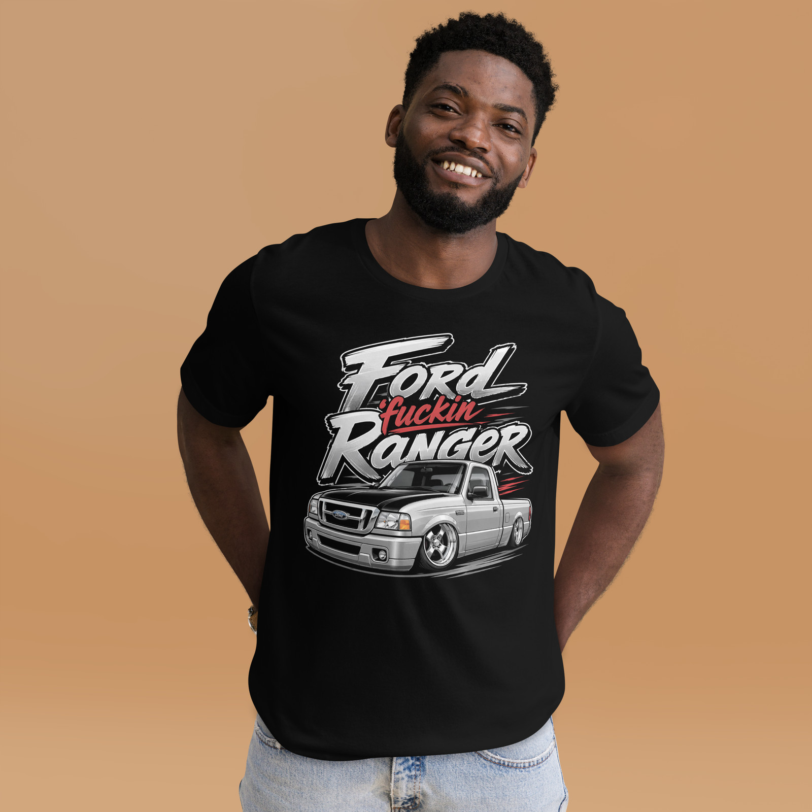 Ford Fuckin Ranger T-Shirt Mini Truck Custom Slammed Lowered Street Truck Tee