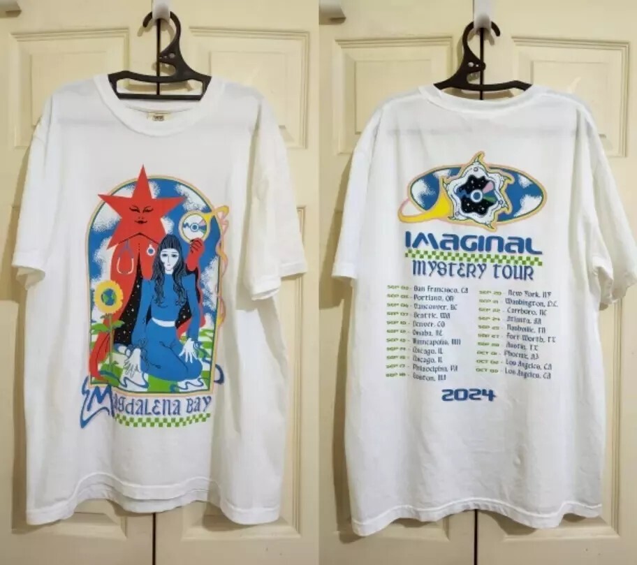 Magdalena Bay The Imaginal Mystery Tour White T Shirt Full Size S-5XL FH332