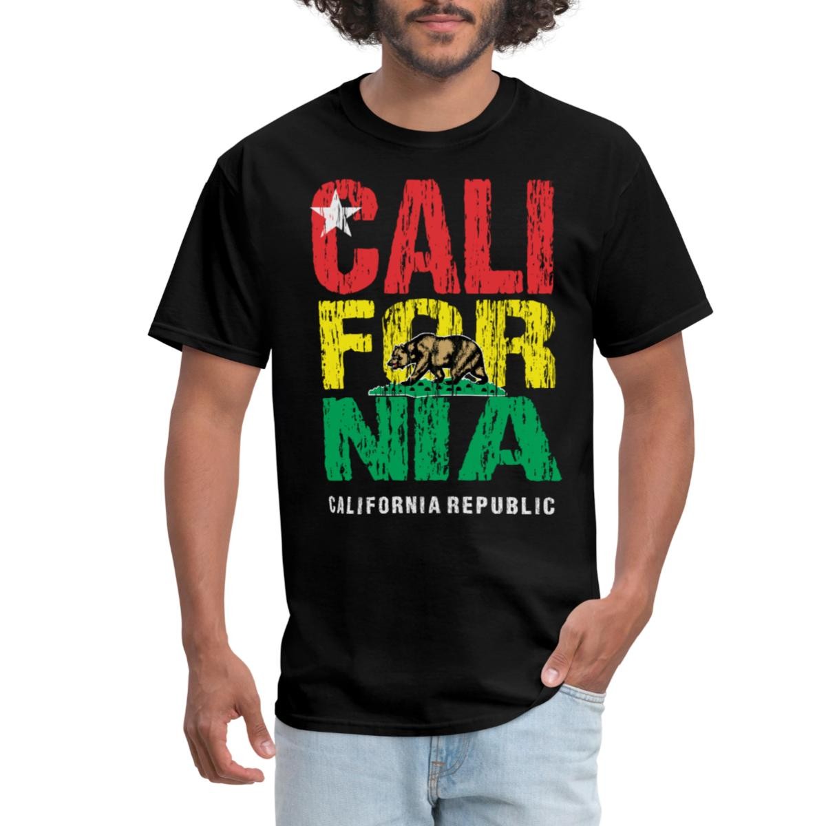 Tri Color California Men’s T-Shirt