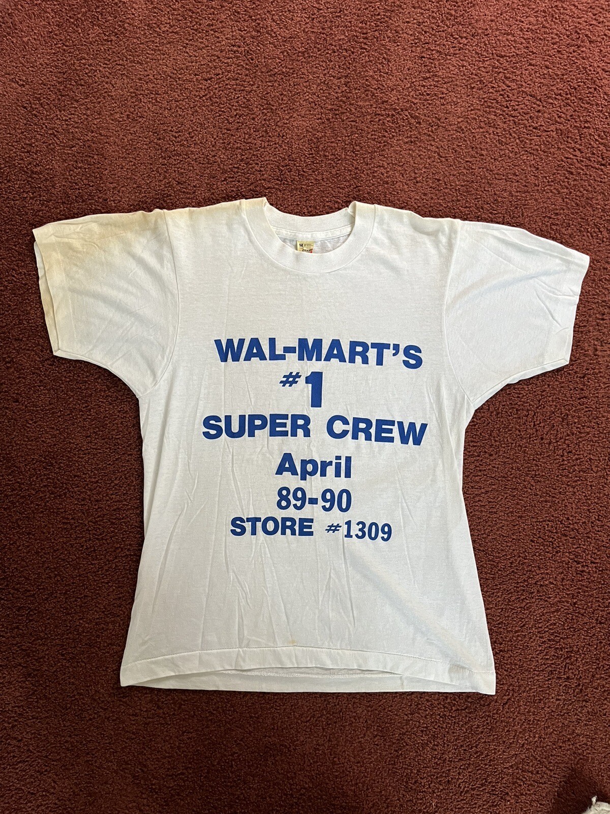 1989 Walmart Employee T-Shirt – Vintage Screen Stars – Size Medium – Rare
