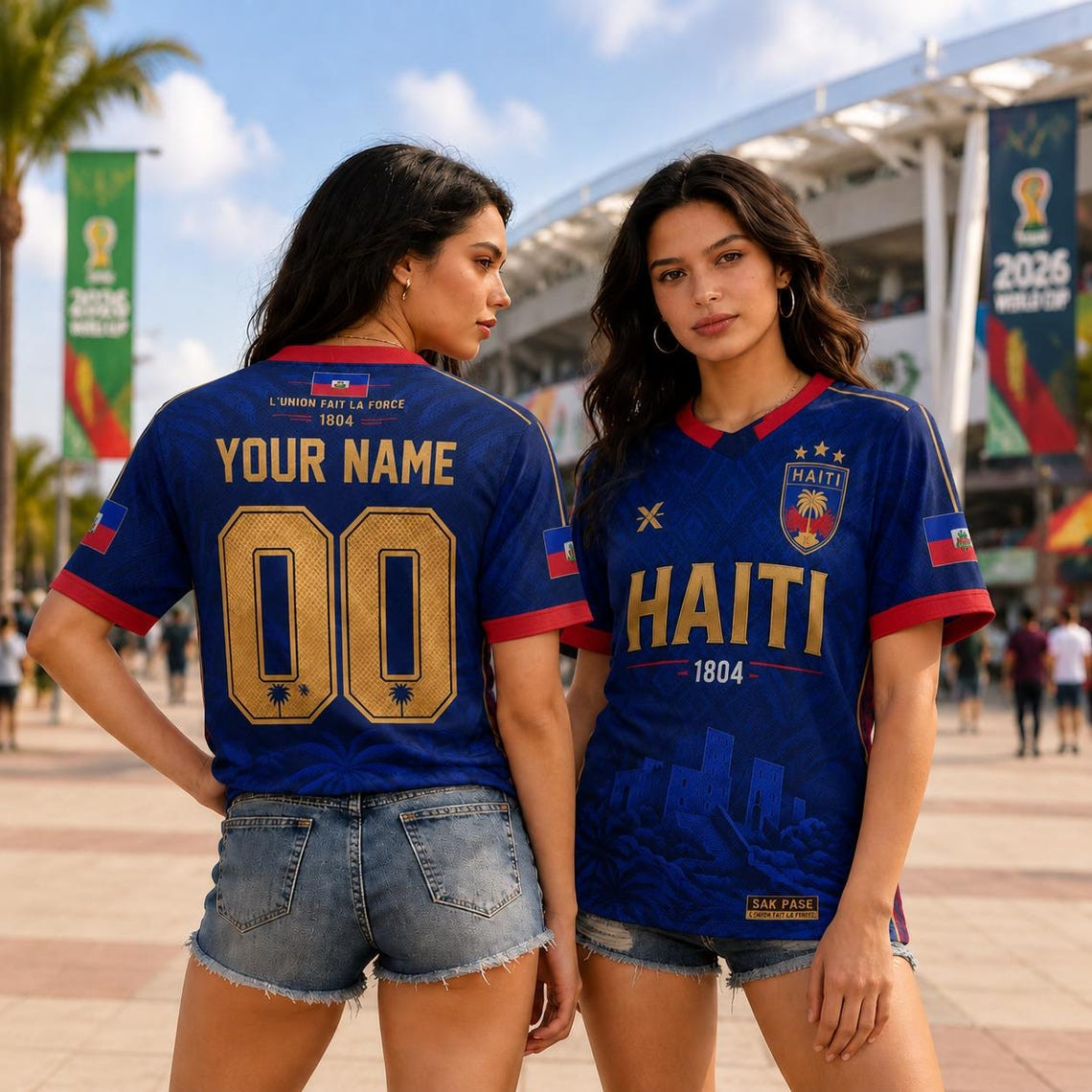 Haiti Soccer Jersey Shirt, Haitian Soccer Jersey Supporter T-Shirt