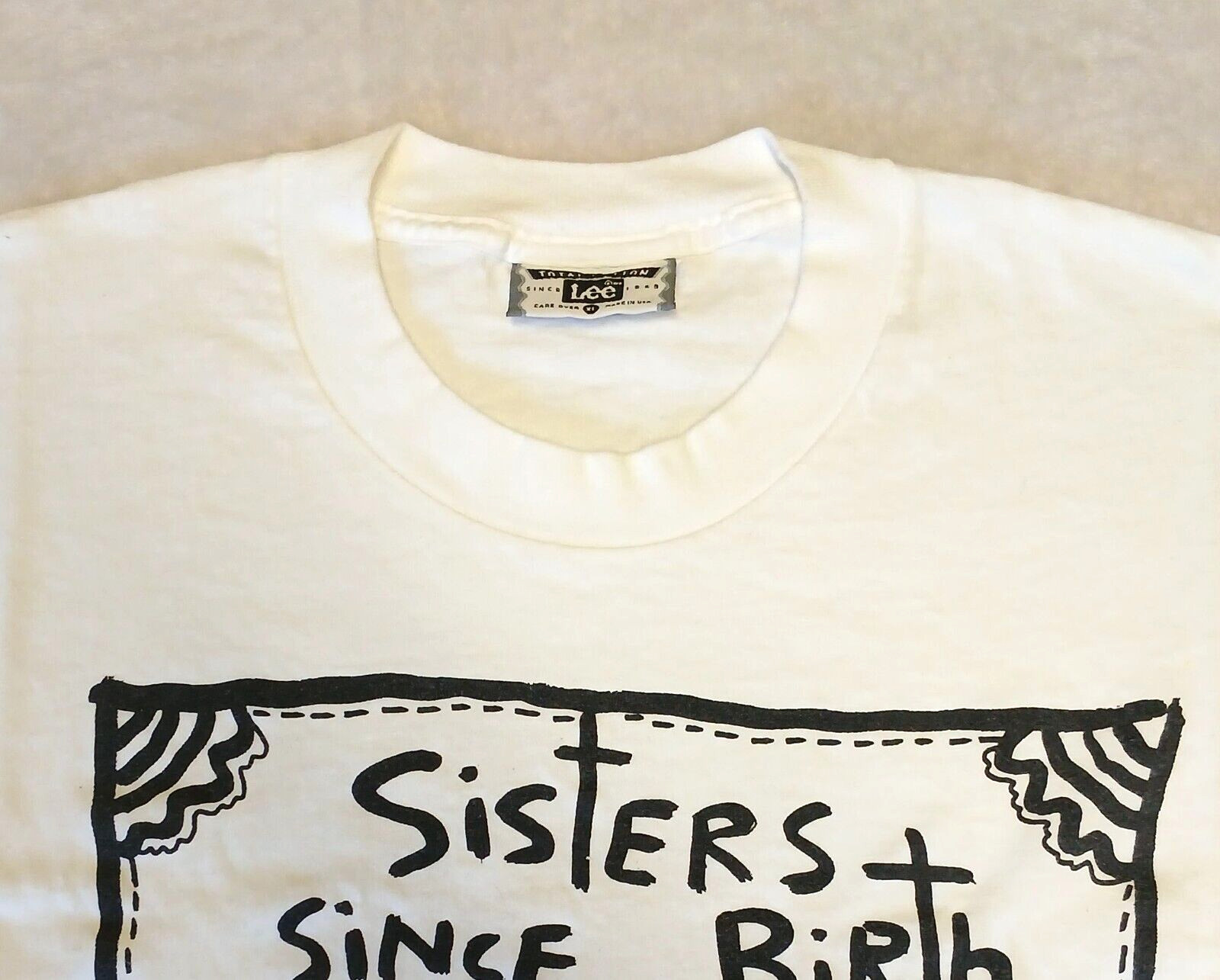 Vintage Nancy Drew T Shirt XL 1991 Lee Sisters Best Friend Forever Unisex Great