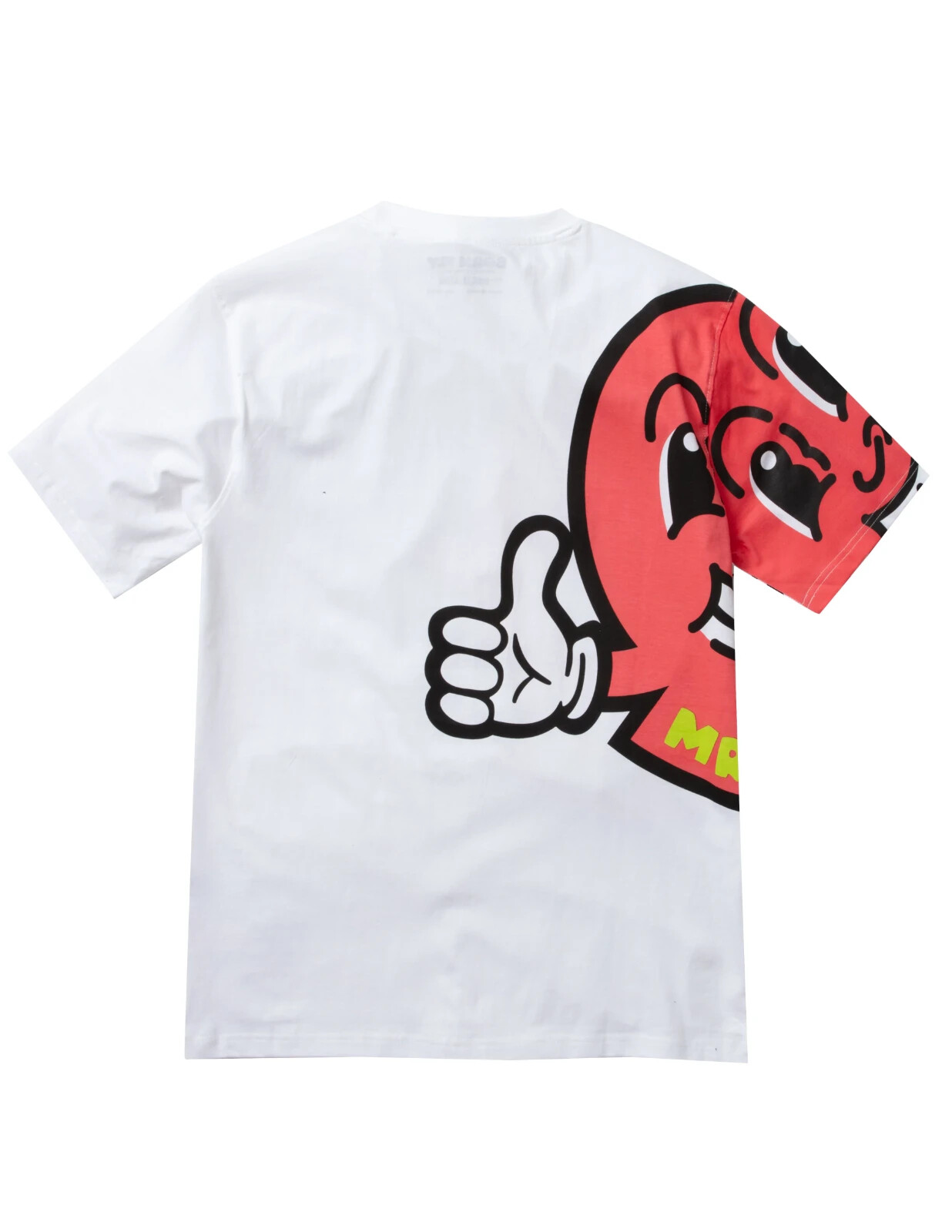 Born Fly Mr. Fly Guy Shoulder White Men’s Short Sleeve T-Shirt