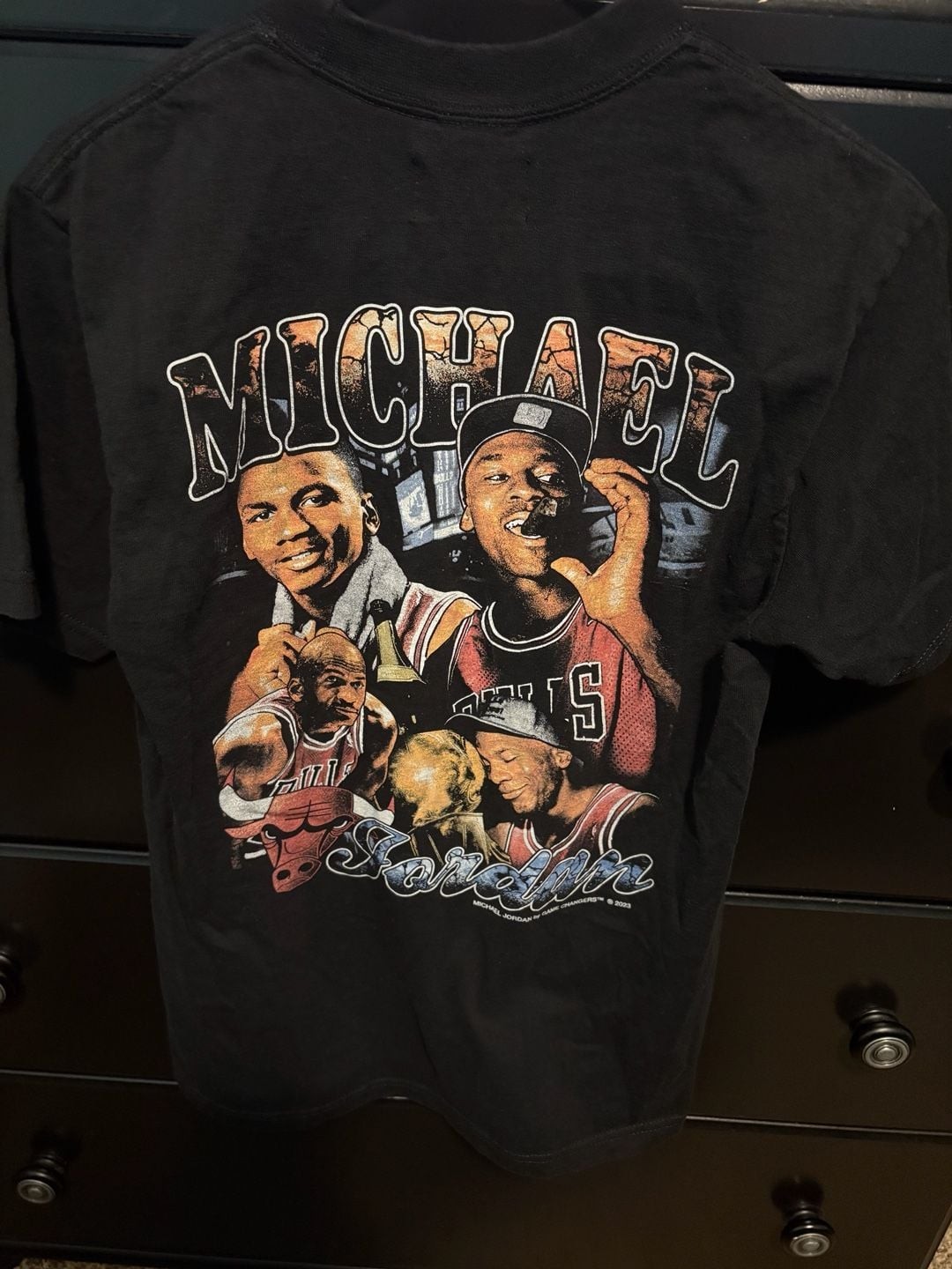 Game Changer Michael Jordan Double Sided Graphic Rap Tee