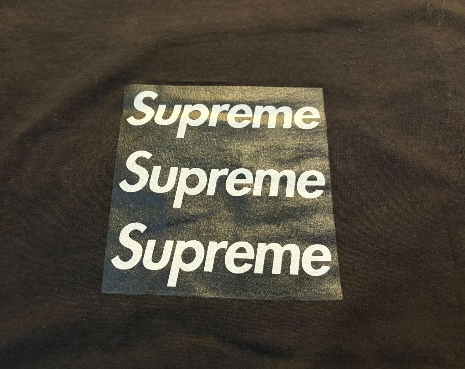 Asspizza x Supreme Triple Box Logo Tee Black XL 2021 Brand New Never Worn