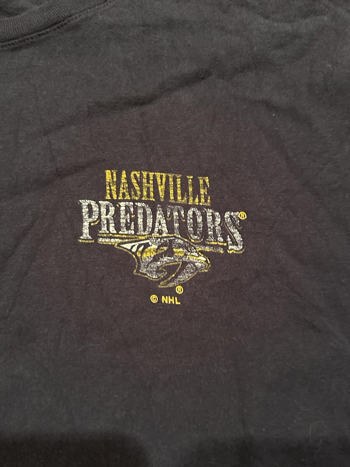 Champion Nashville Predators NHL Black T-Shirt Men’s Size 2XL