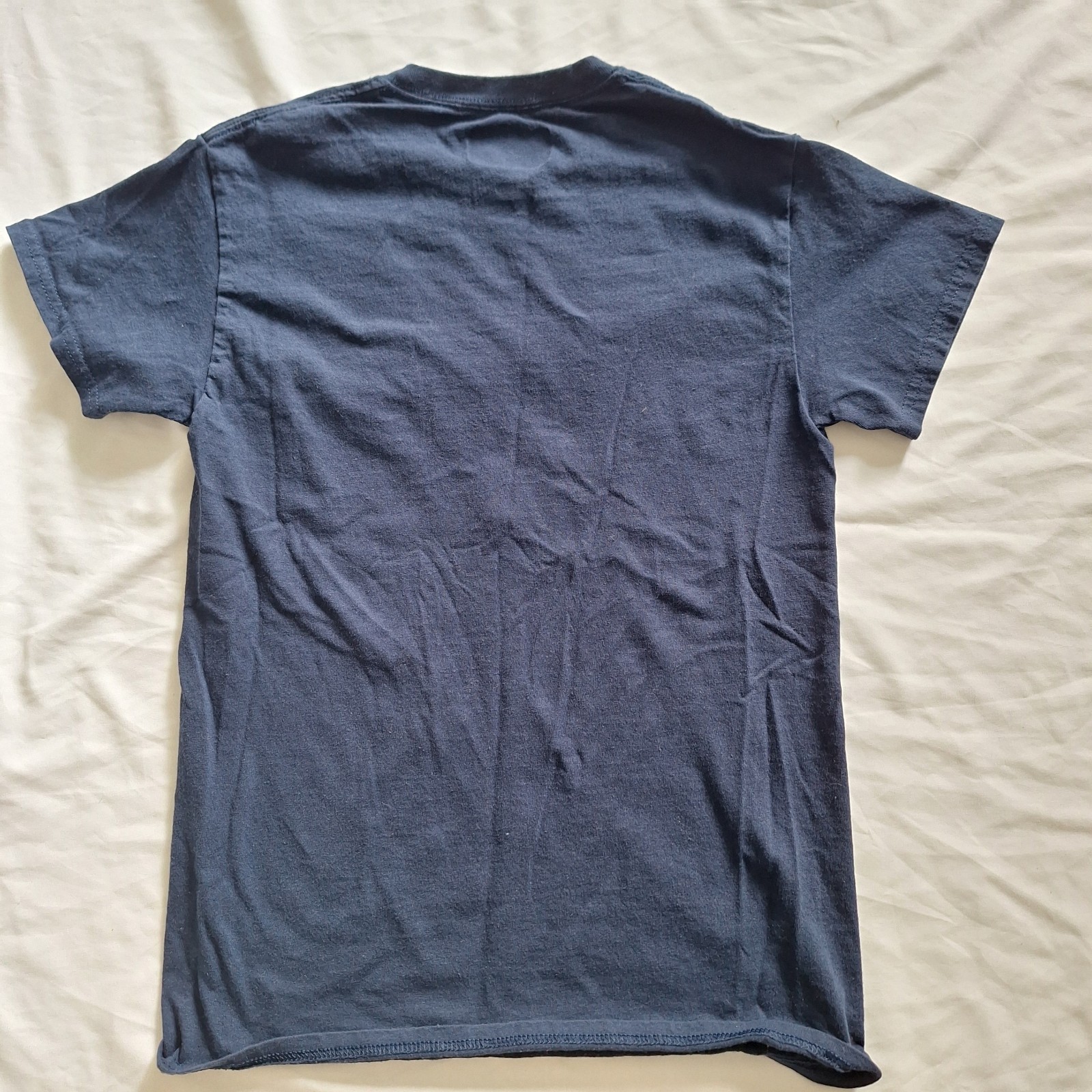 Majestic Cleveland Guardians Vintage Style Est. 1901 Blue Small T-Shirt