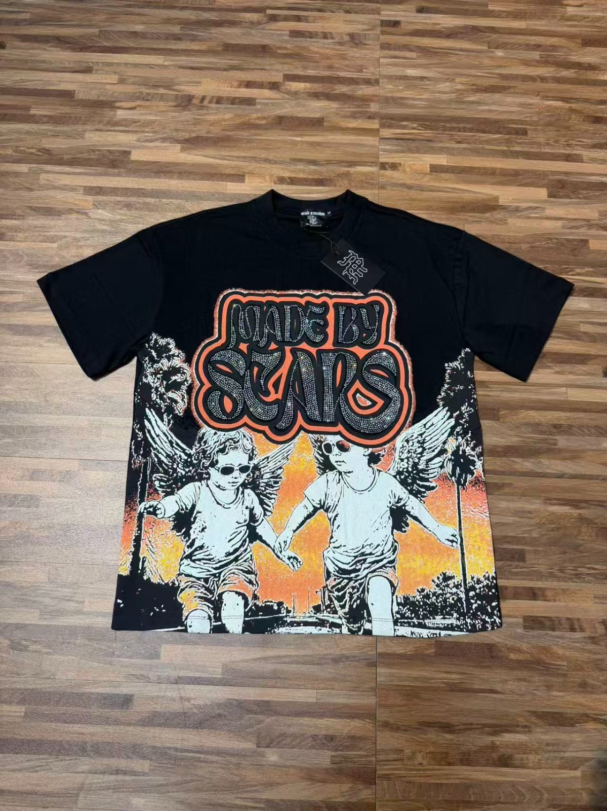 Mixed emotions tee shirt Black